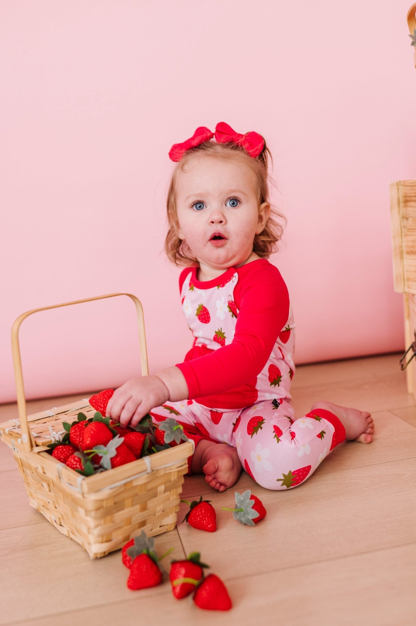 ZIP LONGALL - STRAWBERRY FIELDS - The Sleepy Sloth