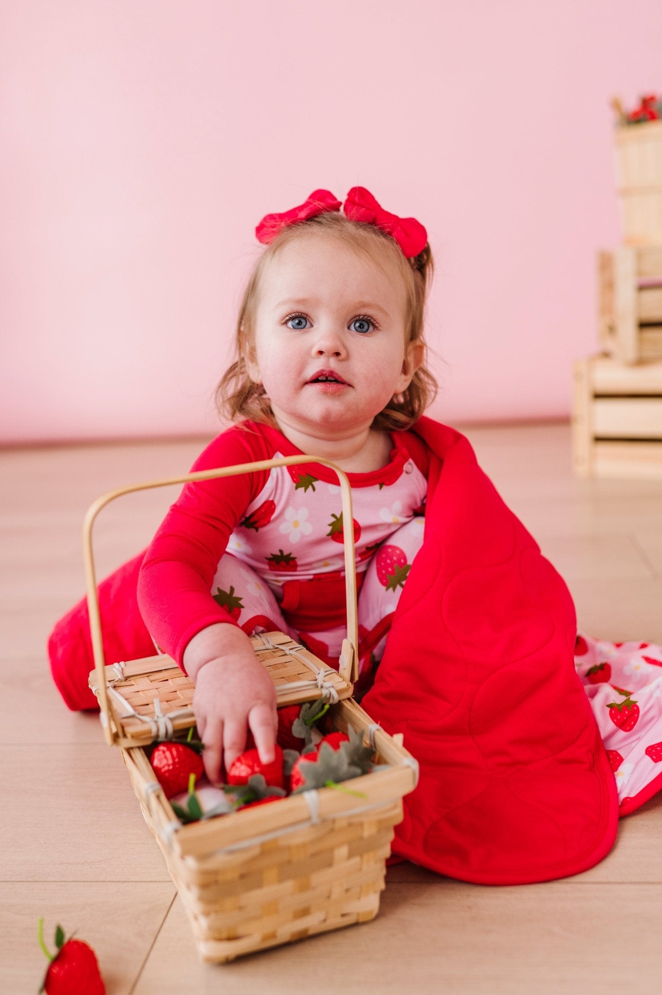 ZIP LONGALL - STRAWBERRY FIELDS - The Sleepy Sloth