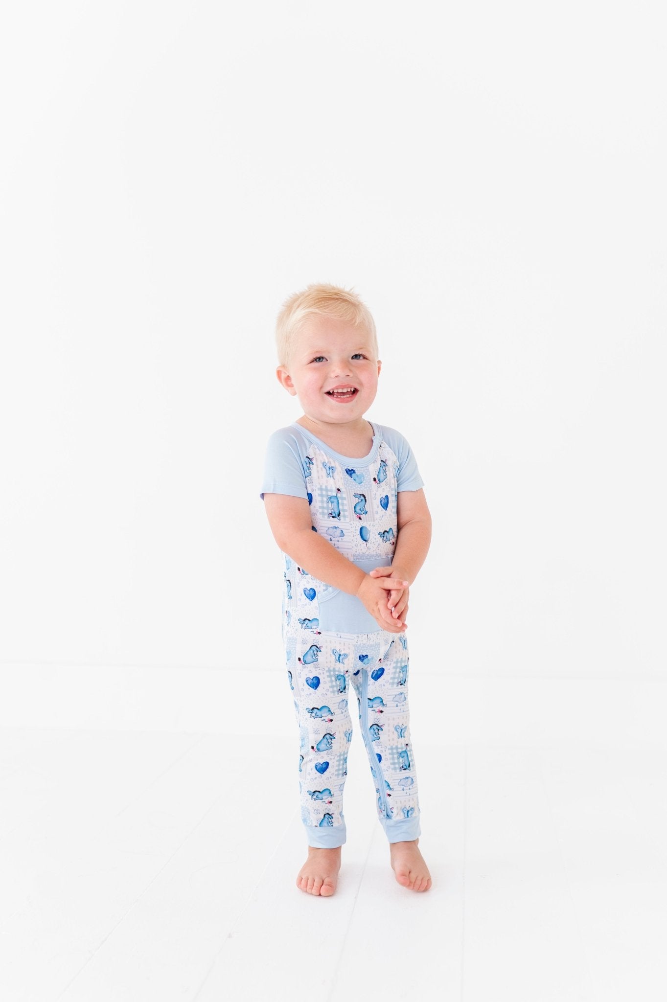 ZIP SHORT SLEEVE LONGALL - EEYORE THE BEST - The Sleepy Sloth