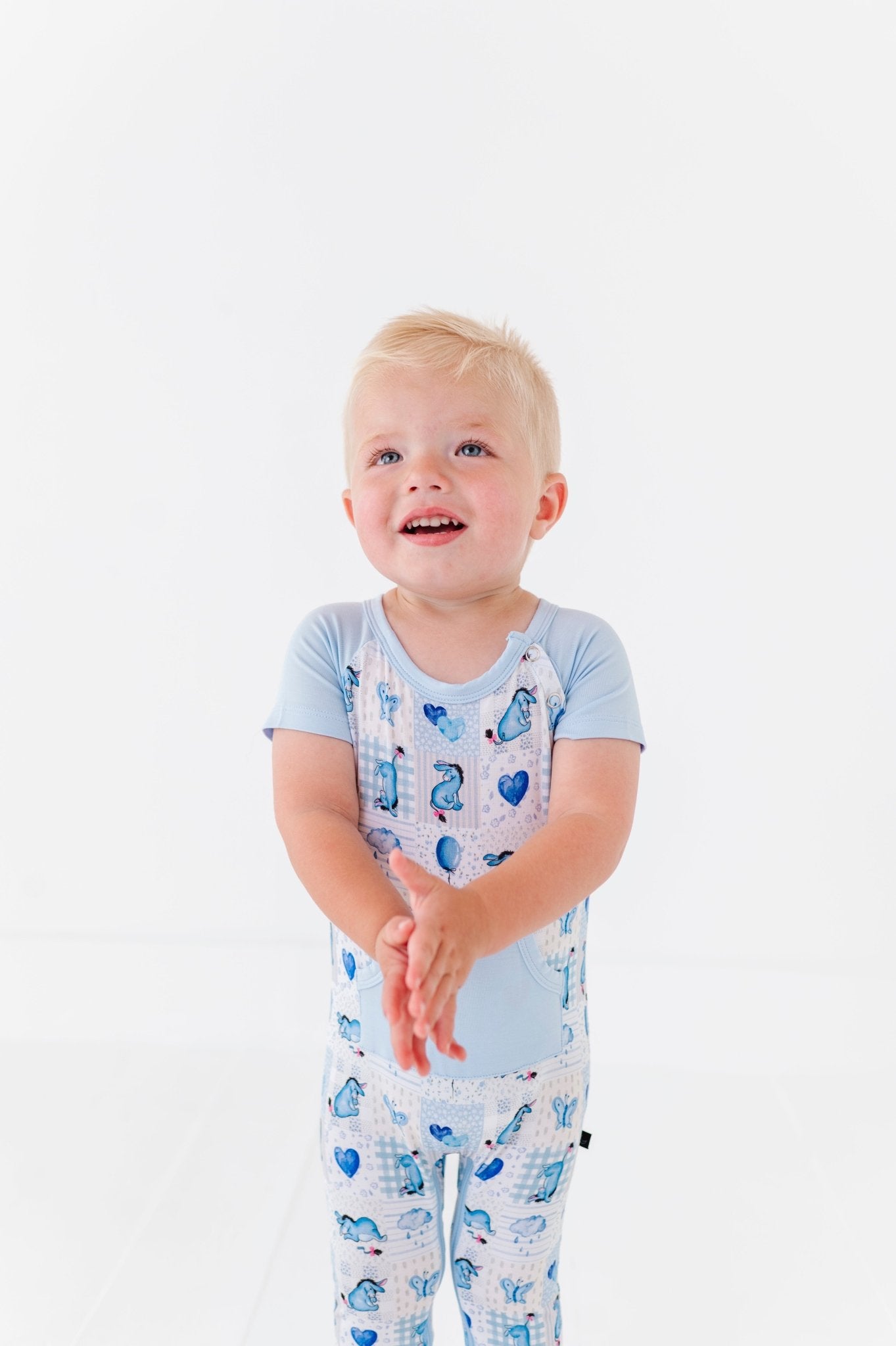 ZIP SHORT SLEEVE LONGALL - EEYORE THE BEST - The Sleepy Sloth