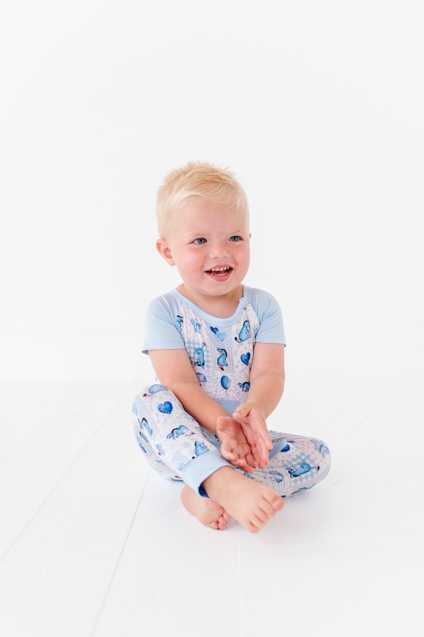 ZIP SHORT SLEEVE LONGALL - EEYORE THE BEST - The Sleepy Sloth