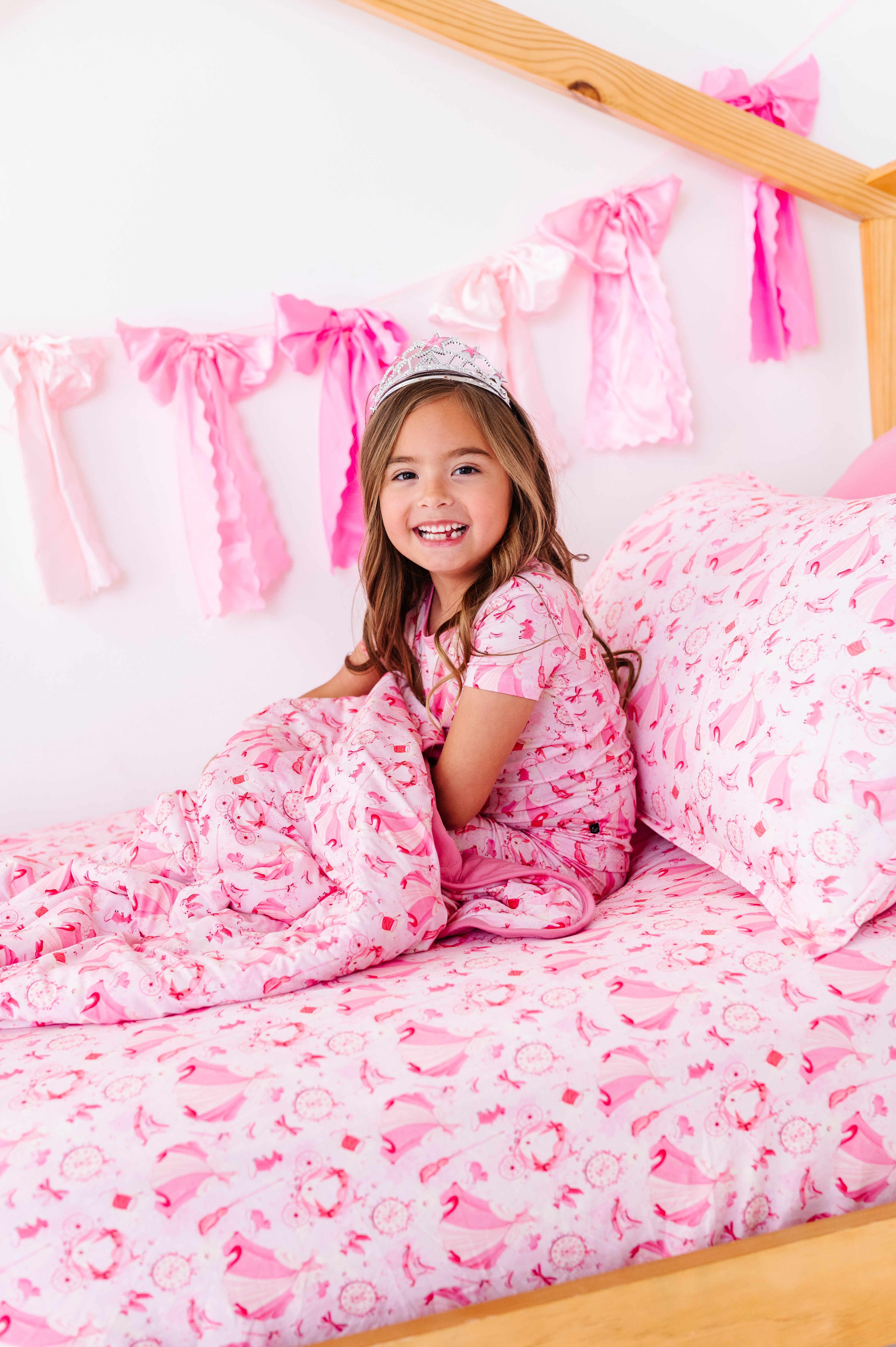 Twin Fitted Sheet - ROYAL ROSÉ