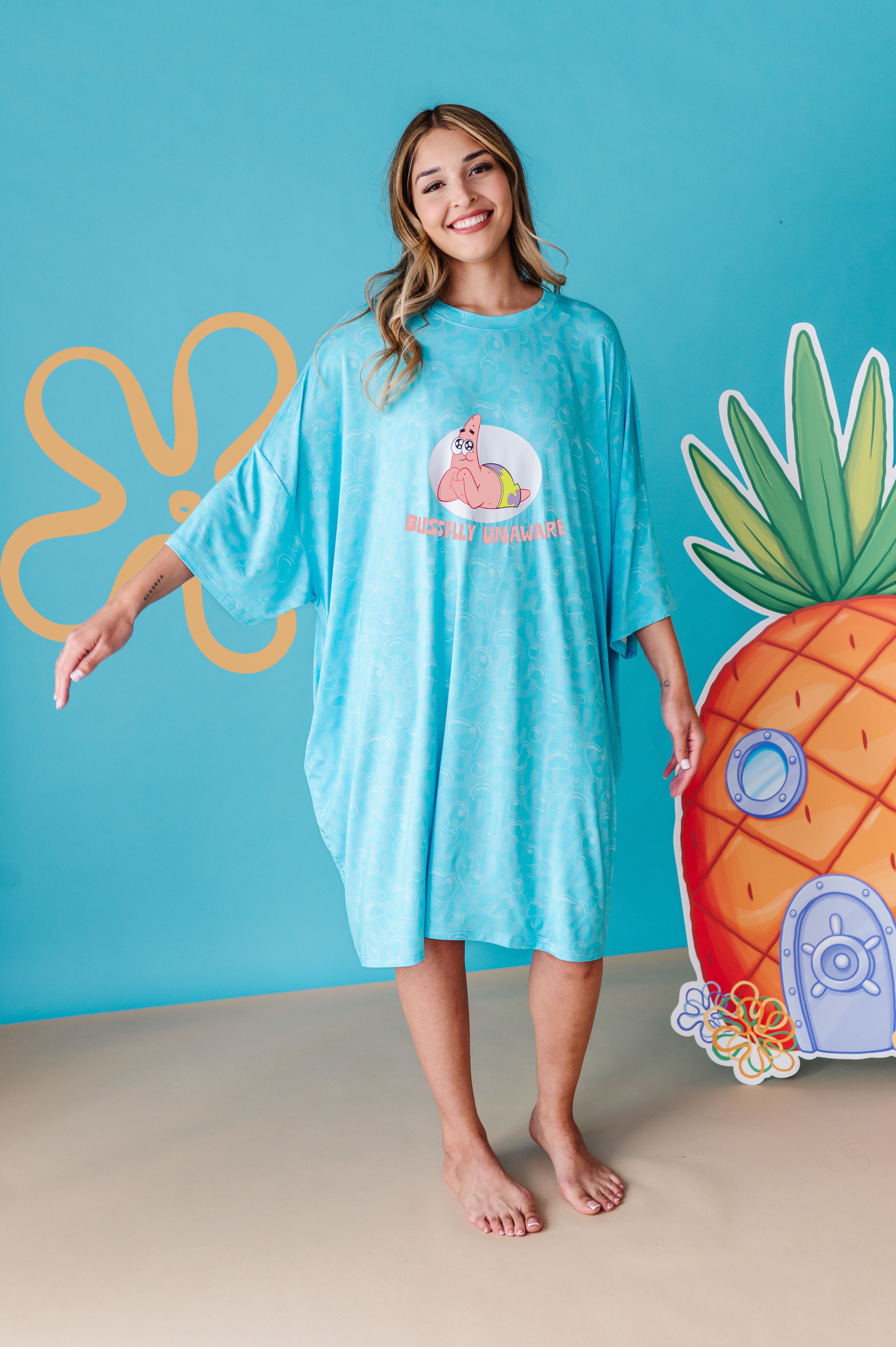 Oversized Lounge Tee - Spongebob Squarepants™ Blissfully Unaware