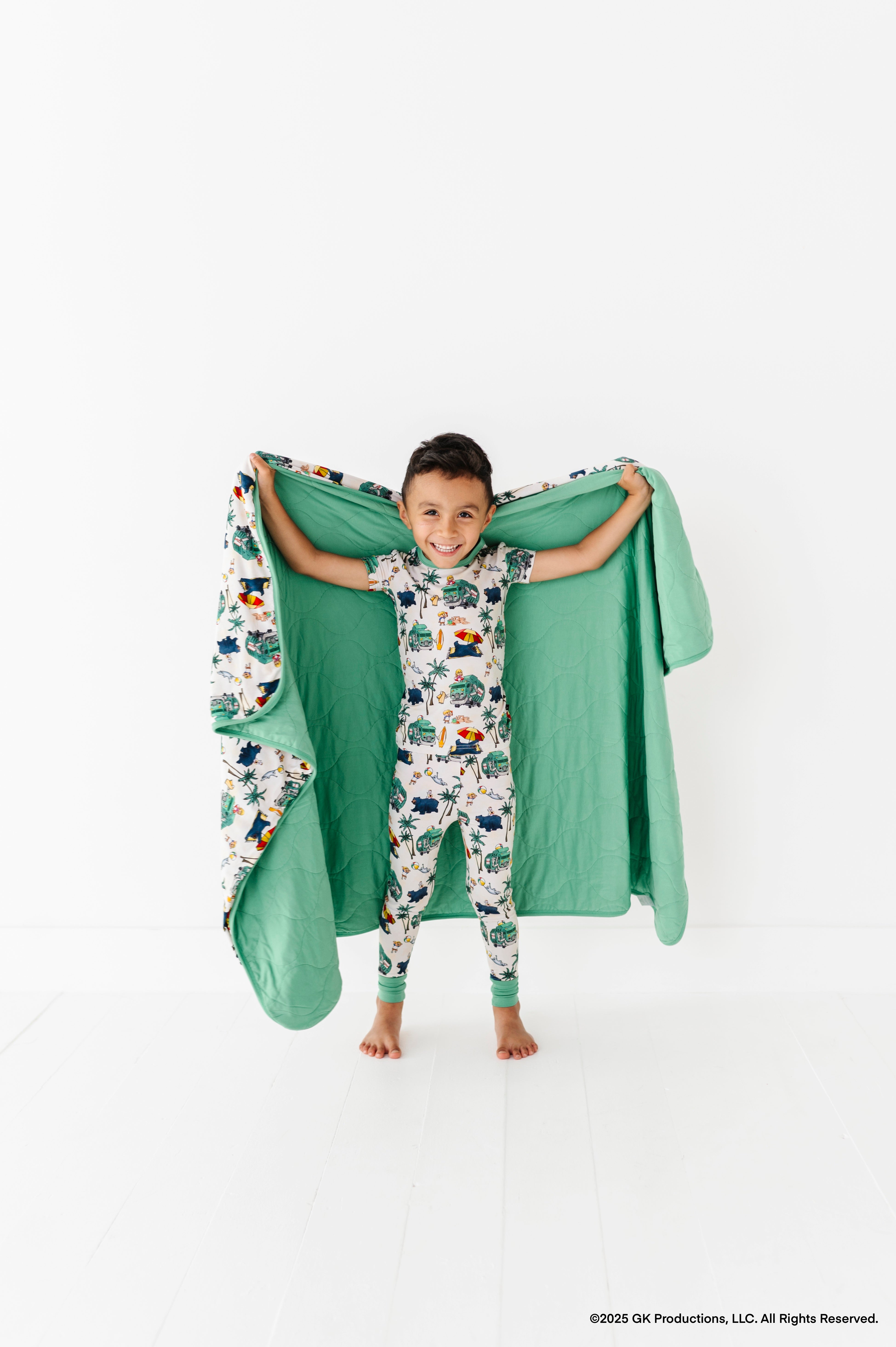 TODDLER BLANKIE - TRASH TRUCK™ BEACH DAY
