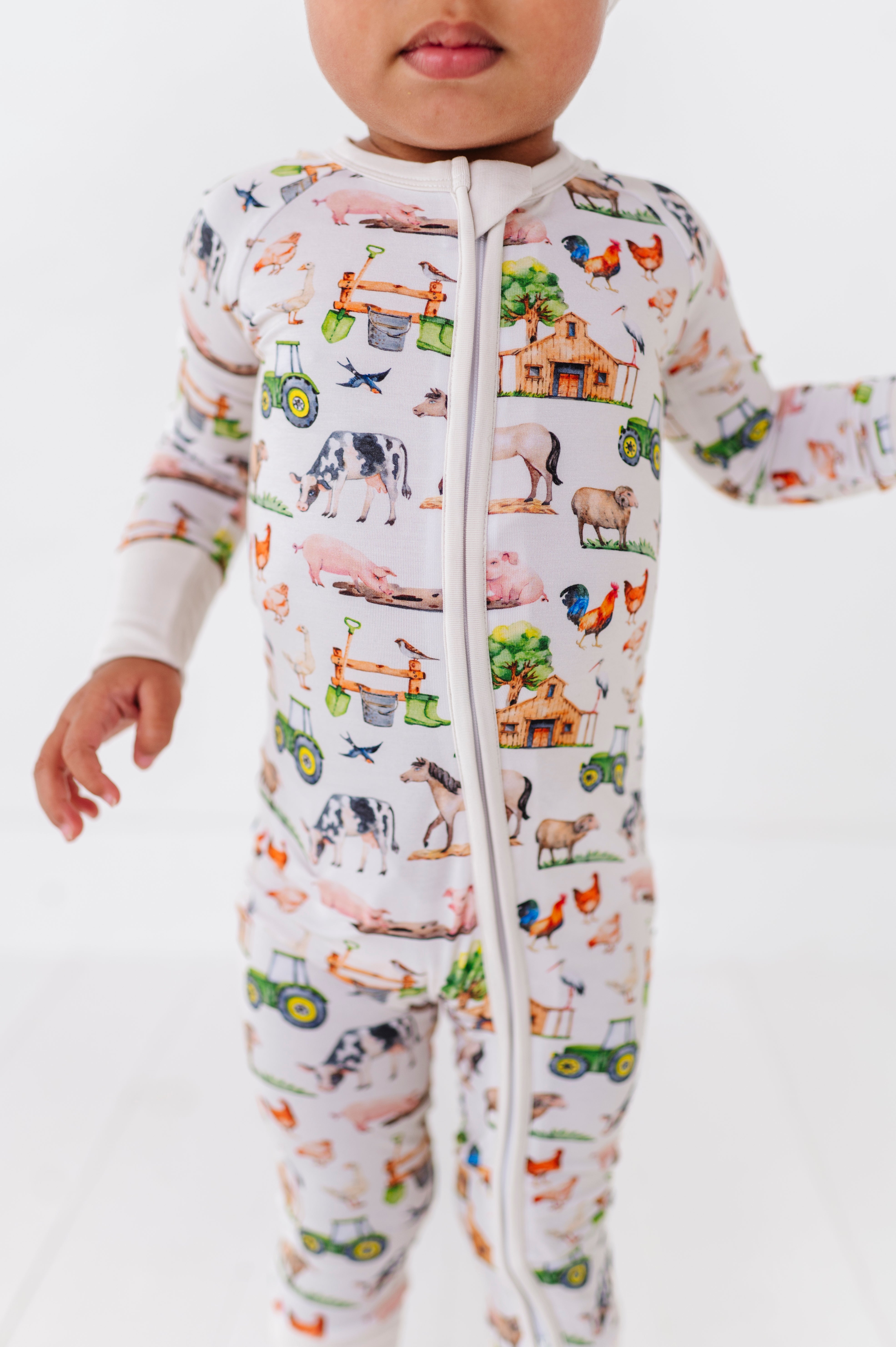 ZIP JAMMIES - FARM LIFE