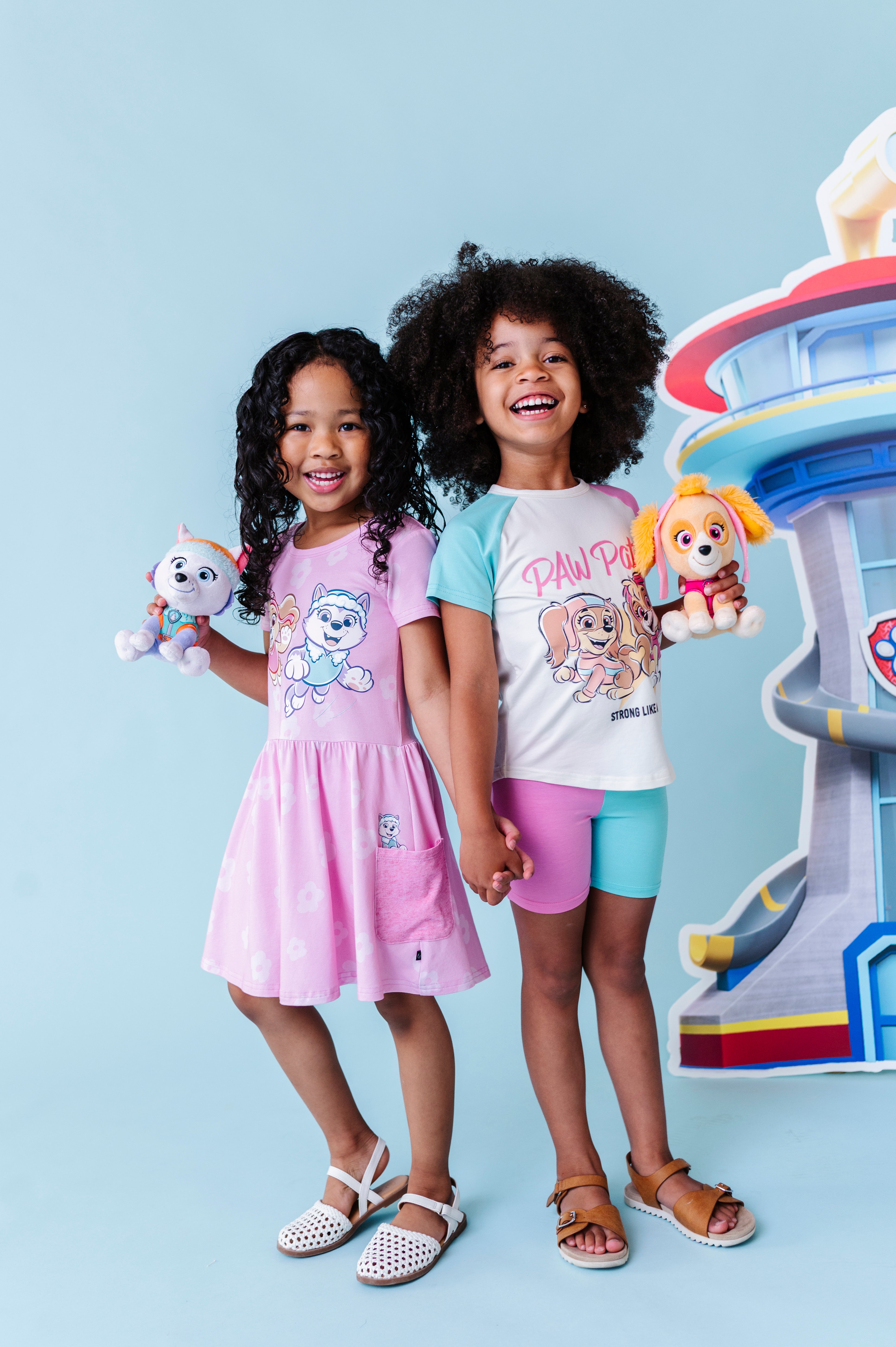 Graphic Tee Biker Short Set - Paw Patrol™ Strong Like A Girl