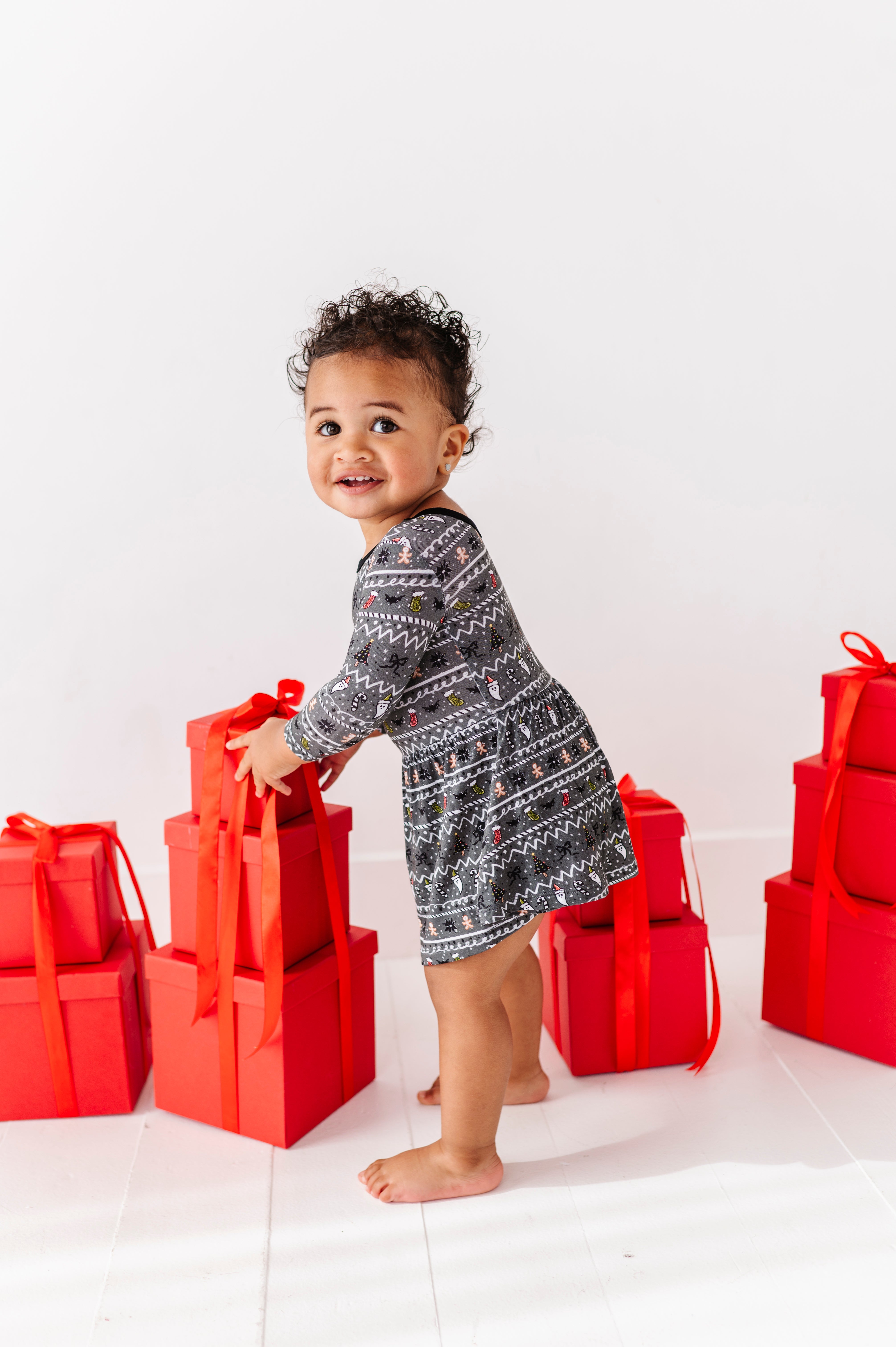PRESALE BODYSUIT TWIRL DRESS - BOO HUMBUG