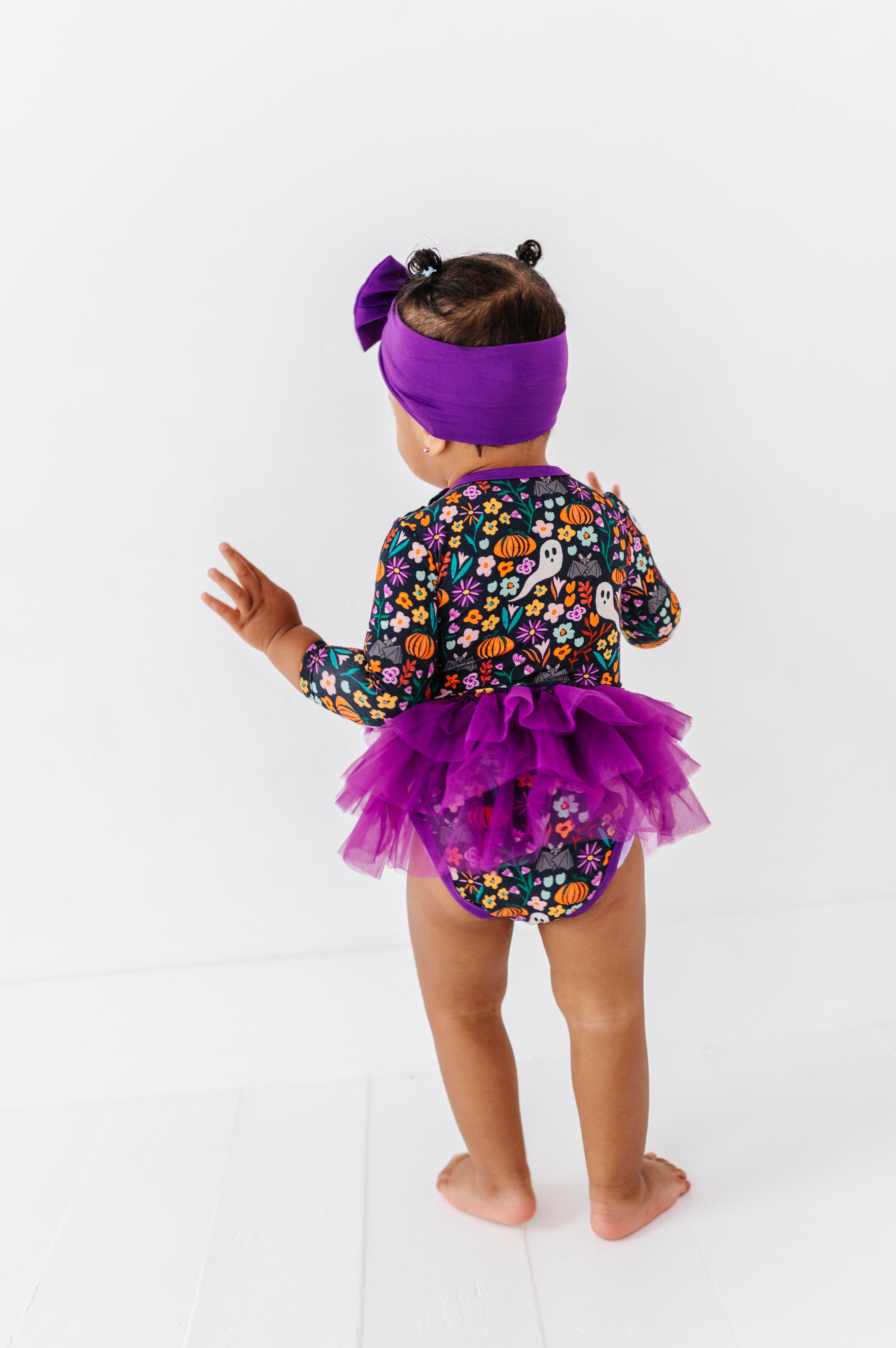 BODYSUIT LONG SLEEVE TULLE DRESS - BOOTANICAL BASH
