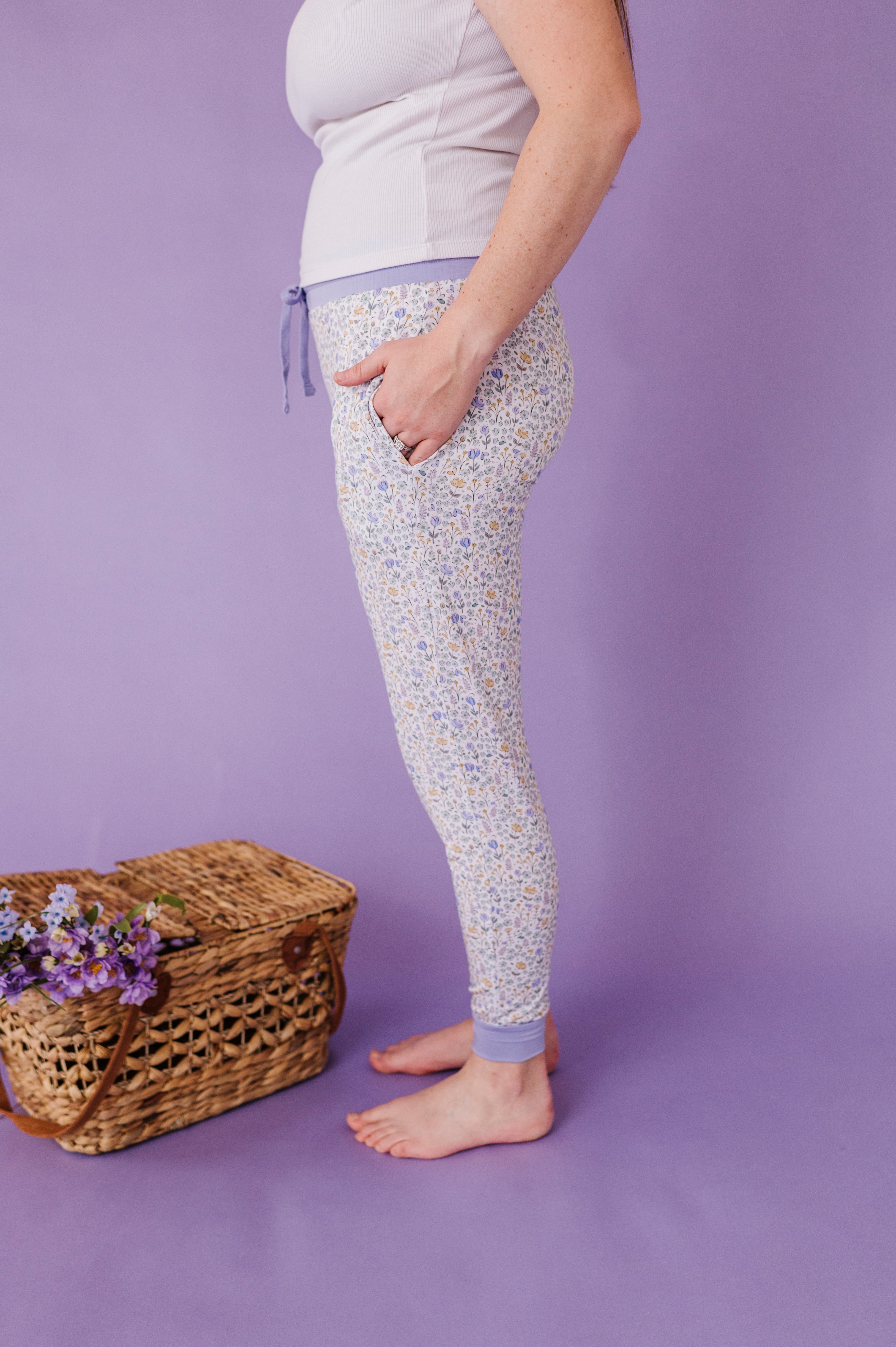 WOMEN'S SLEEPY PANTS - LILAC VALLEY