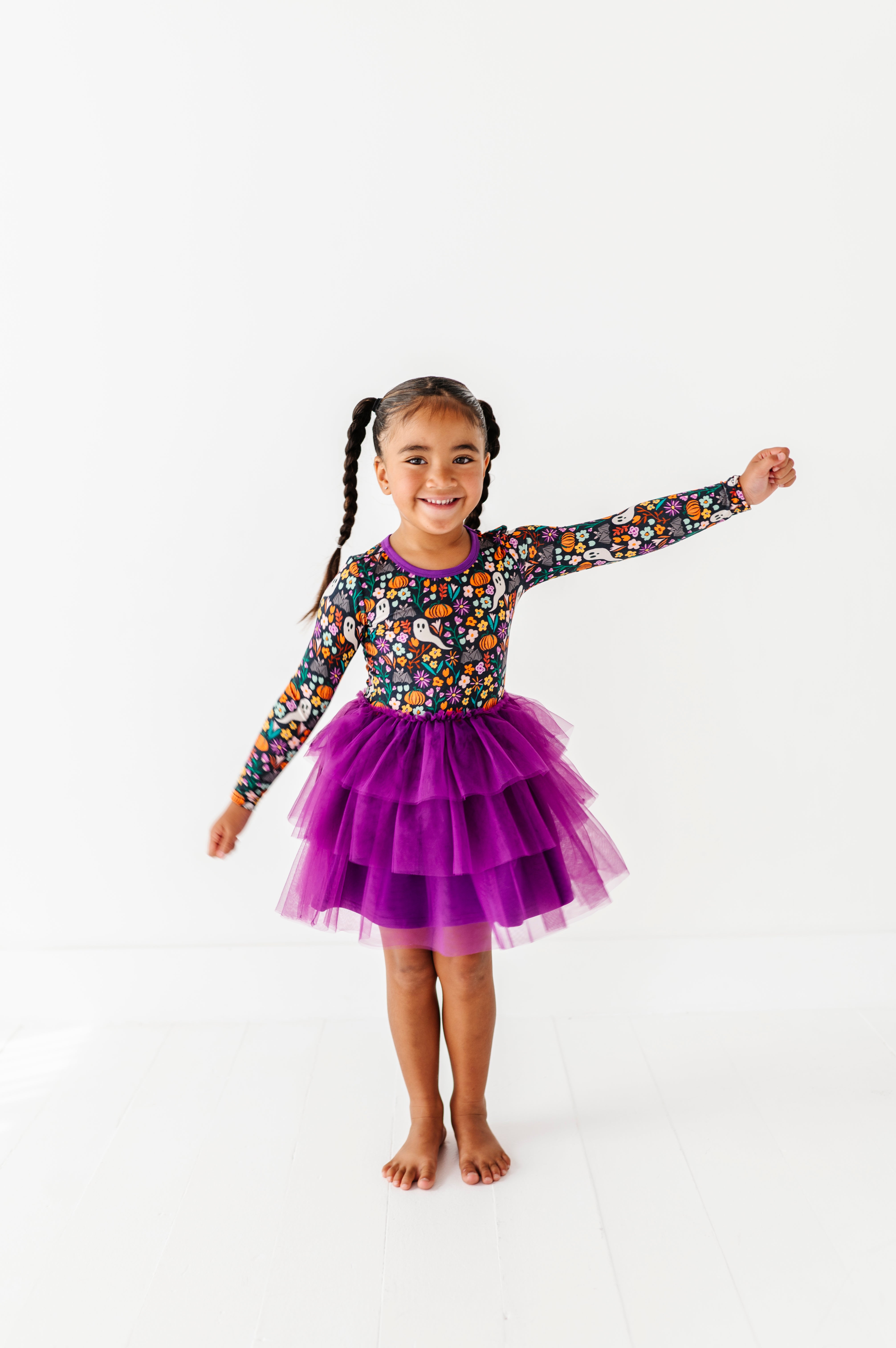 LONG SLEEVE TULLE DRESS - BOOTANICAL BASH