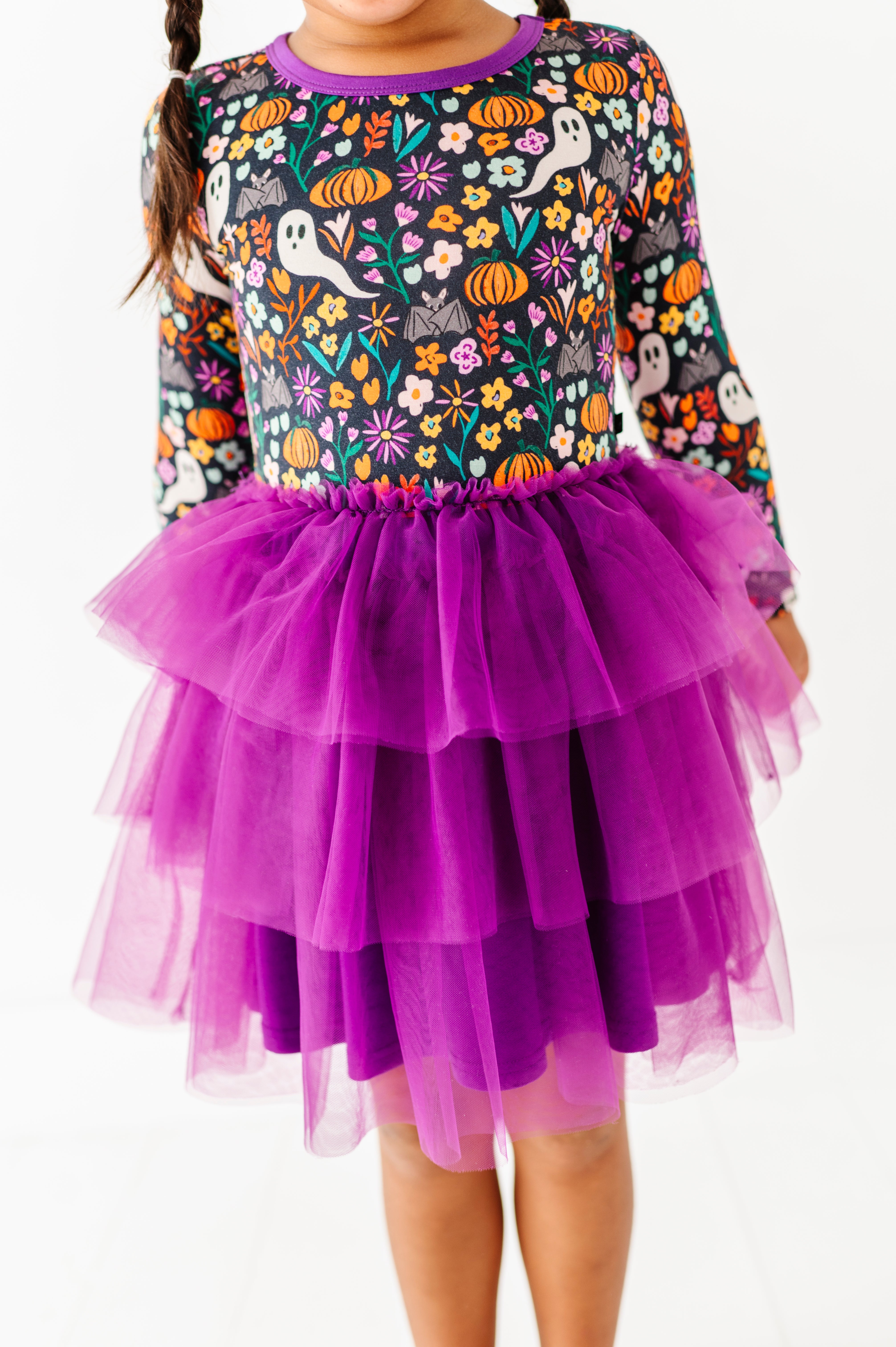 LONG SLEEVE TULLE DRESS - BOOTANICAL BASH