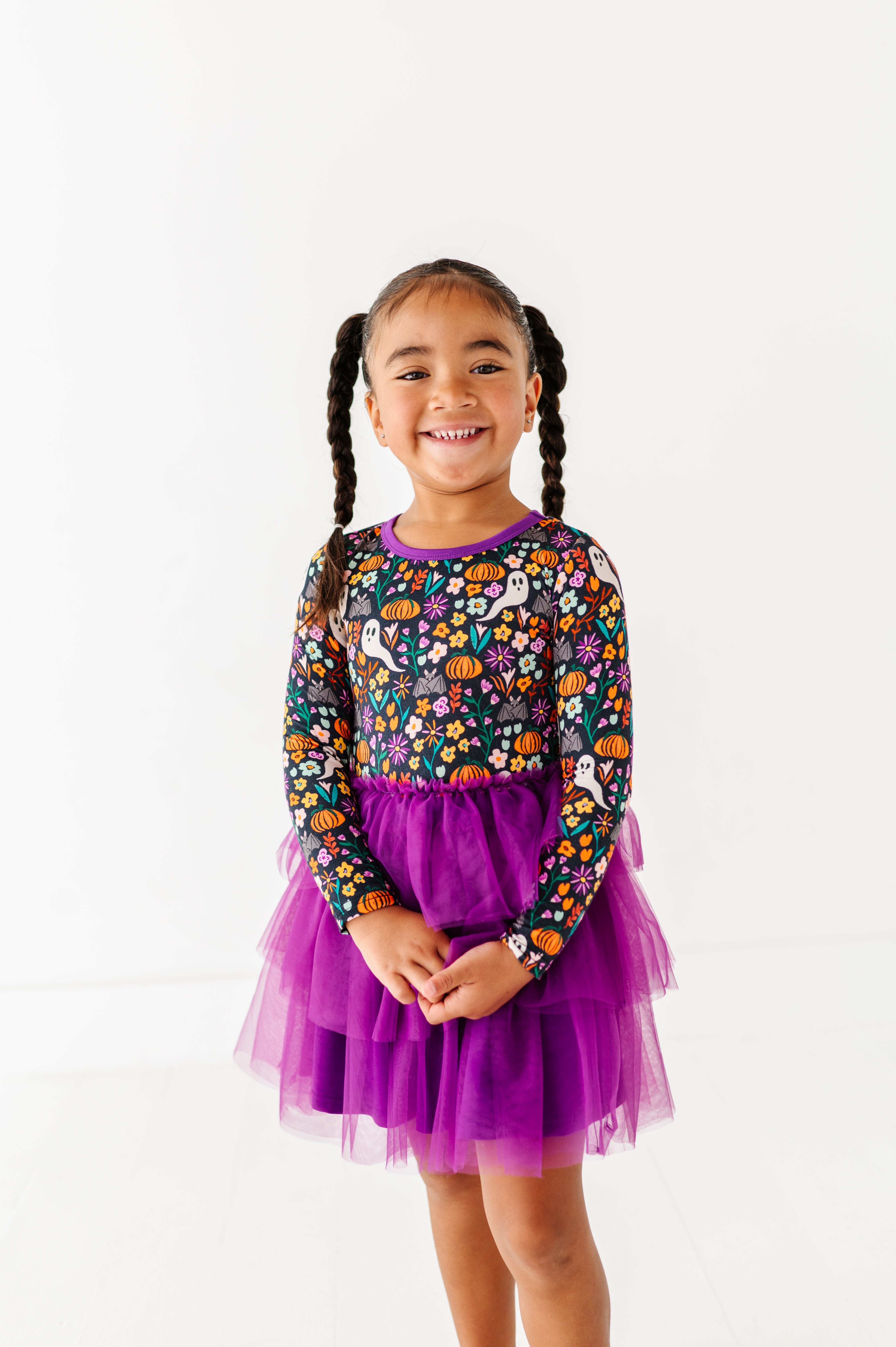 LONG SLEEVE TULLE DRESS - BOOTANICAL BASH