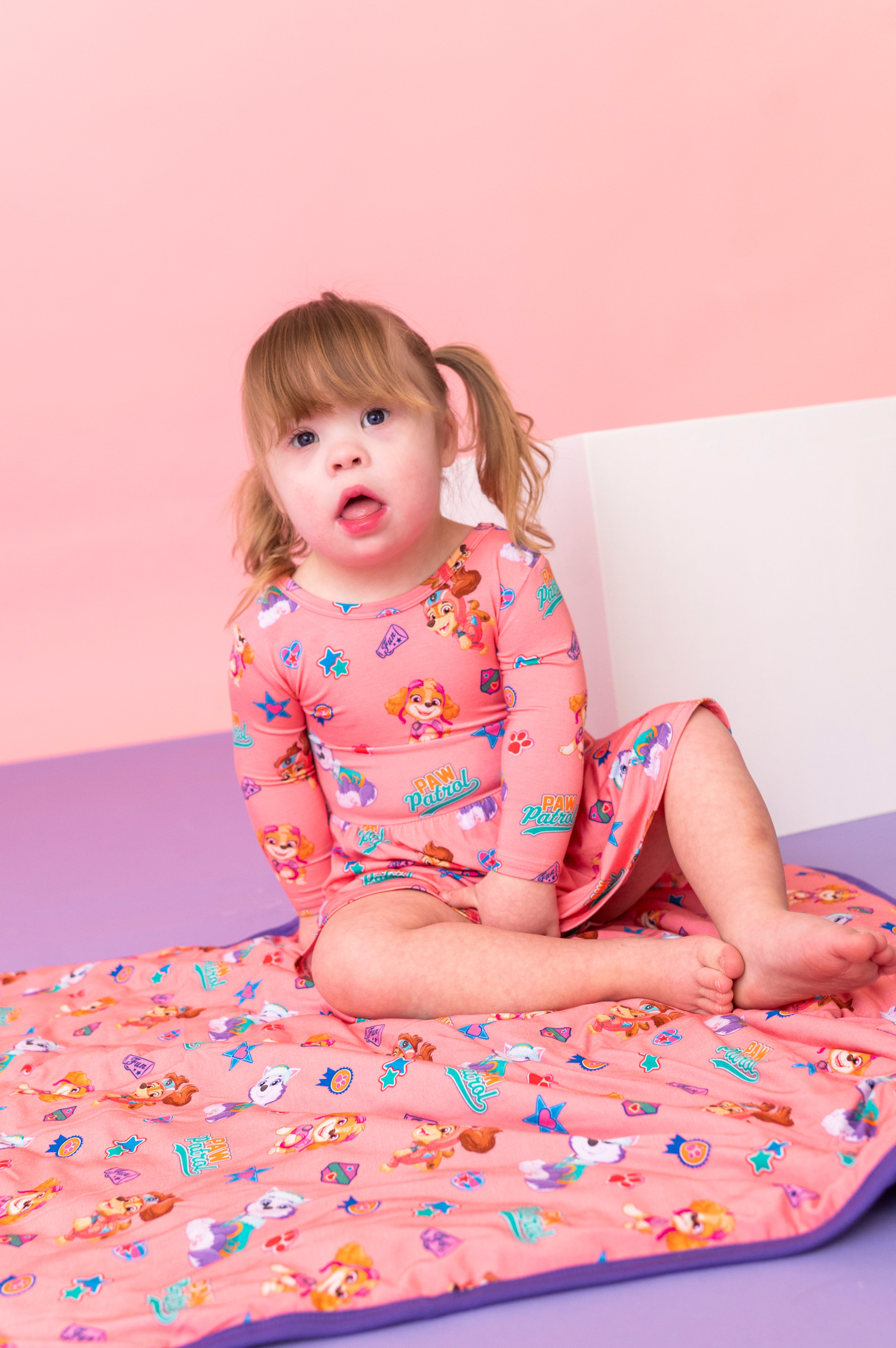 BODYSUIT TWIRL DRESS - PAW PATROL™ ALL-STARS PAWfect Pink Crew