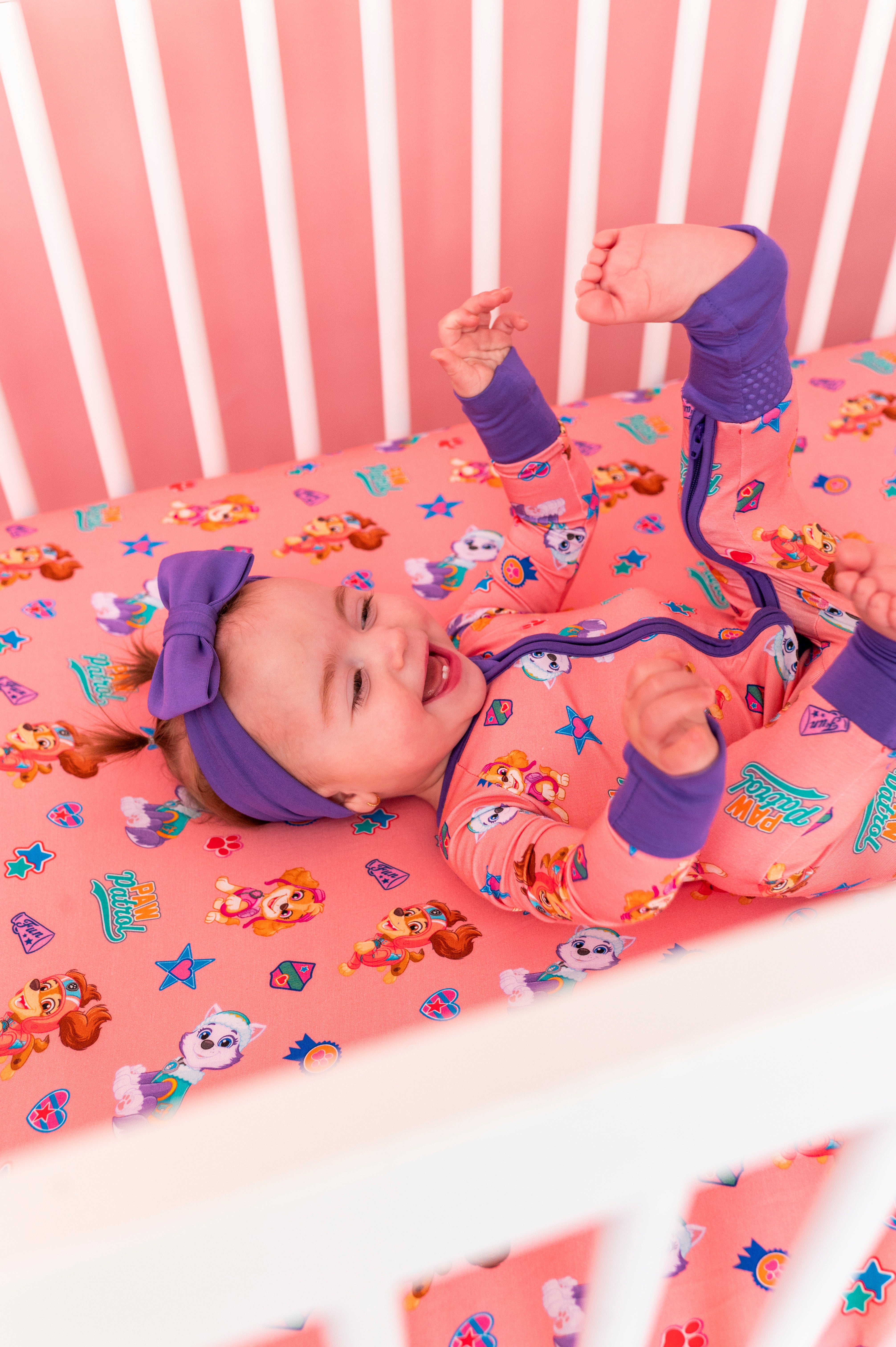CRIB SHEET - PAW PATROL™ ALL-STARS PAWfect Pink Crew