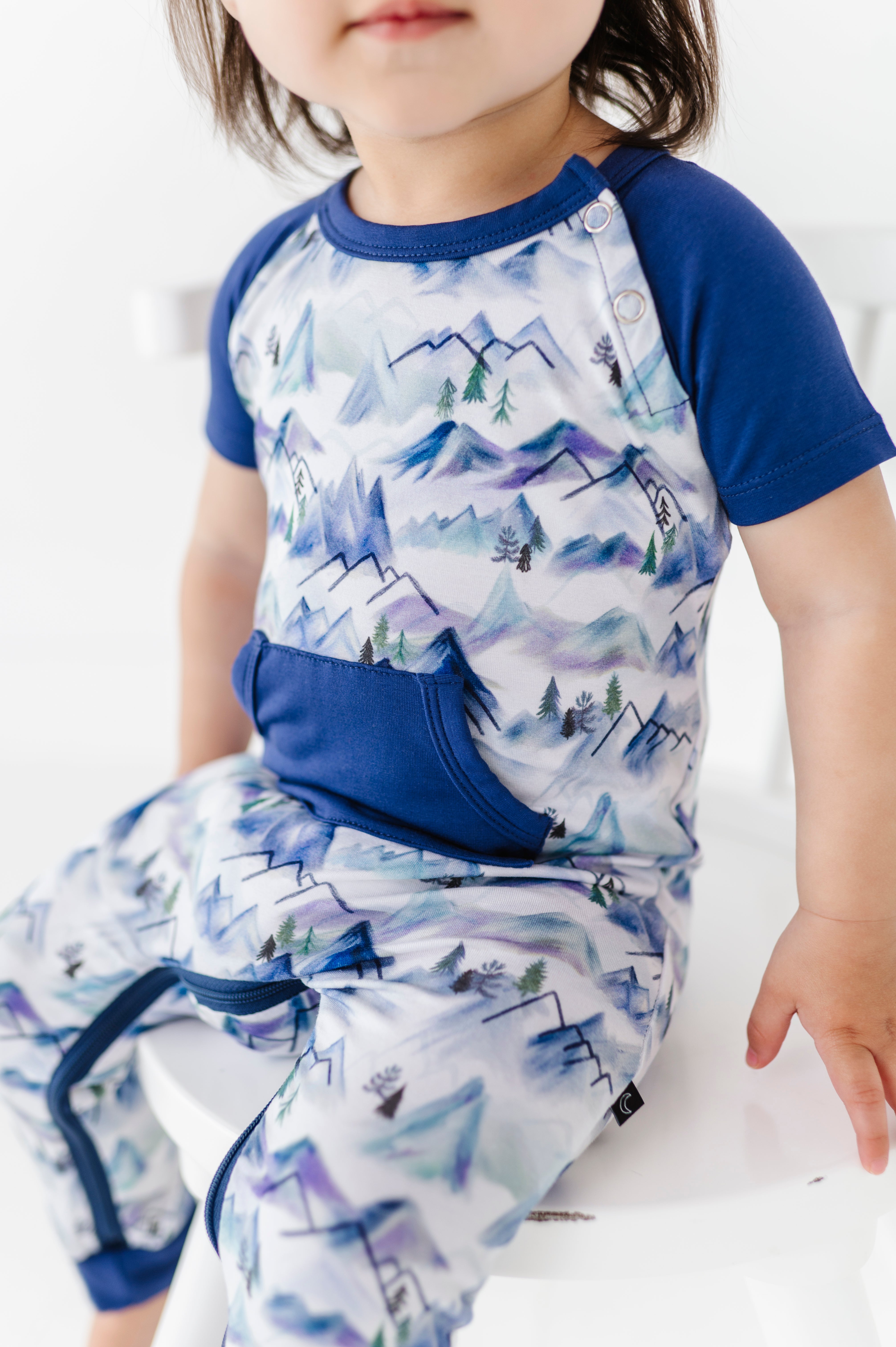 ZIP SHORT SLEEVE LONGALL - MISTY MOUNTAINS