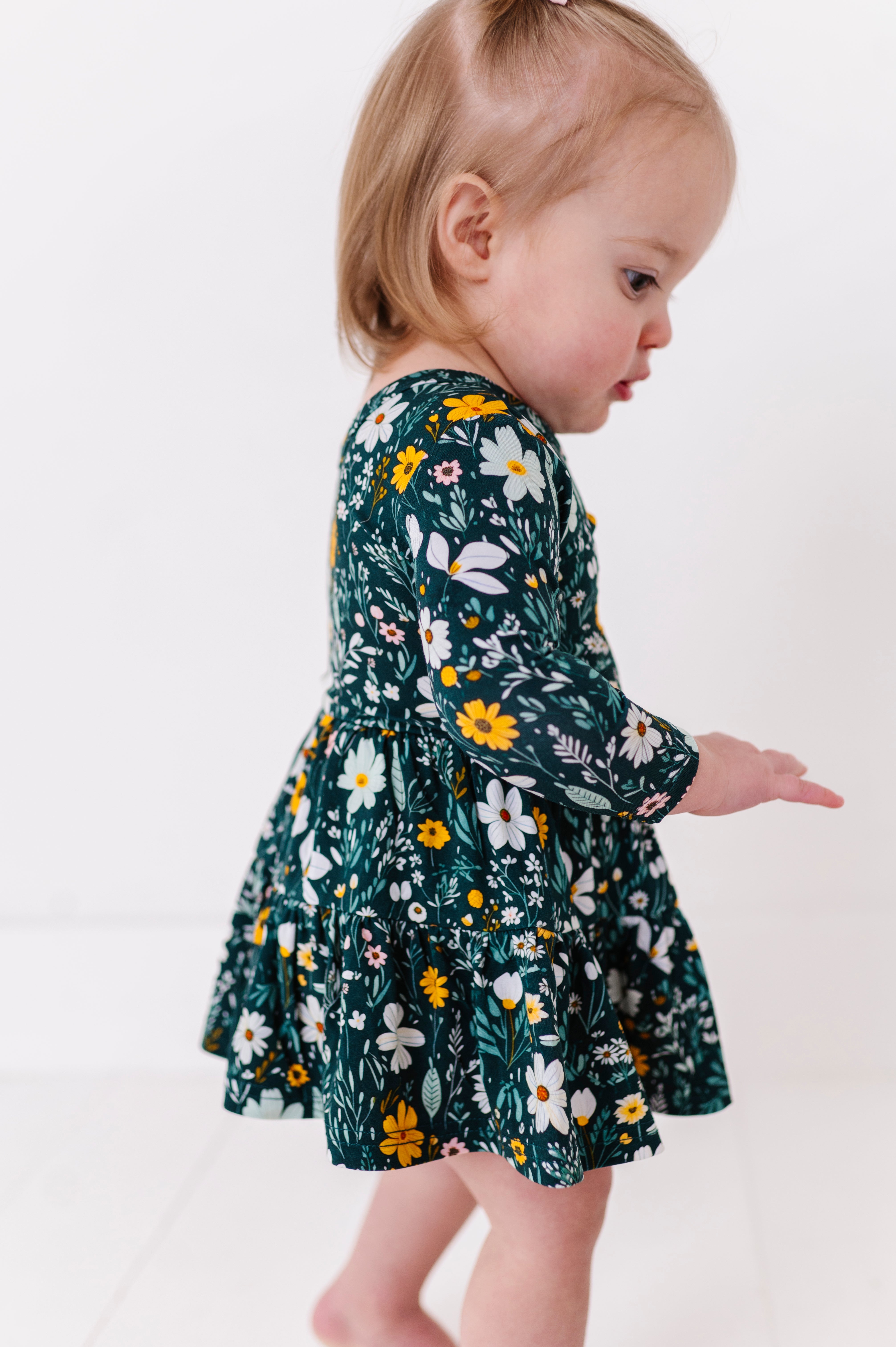 BODYSUIT TWIRL DRESS - WILDFLOWER DREAMS