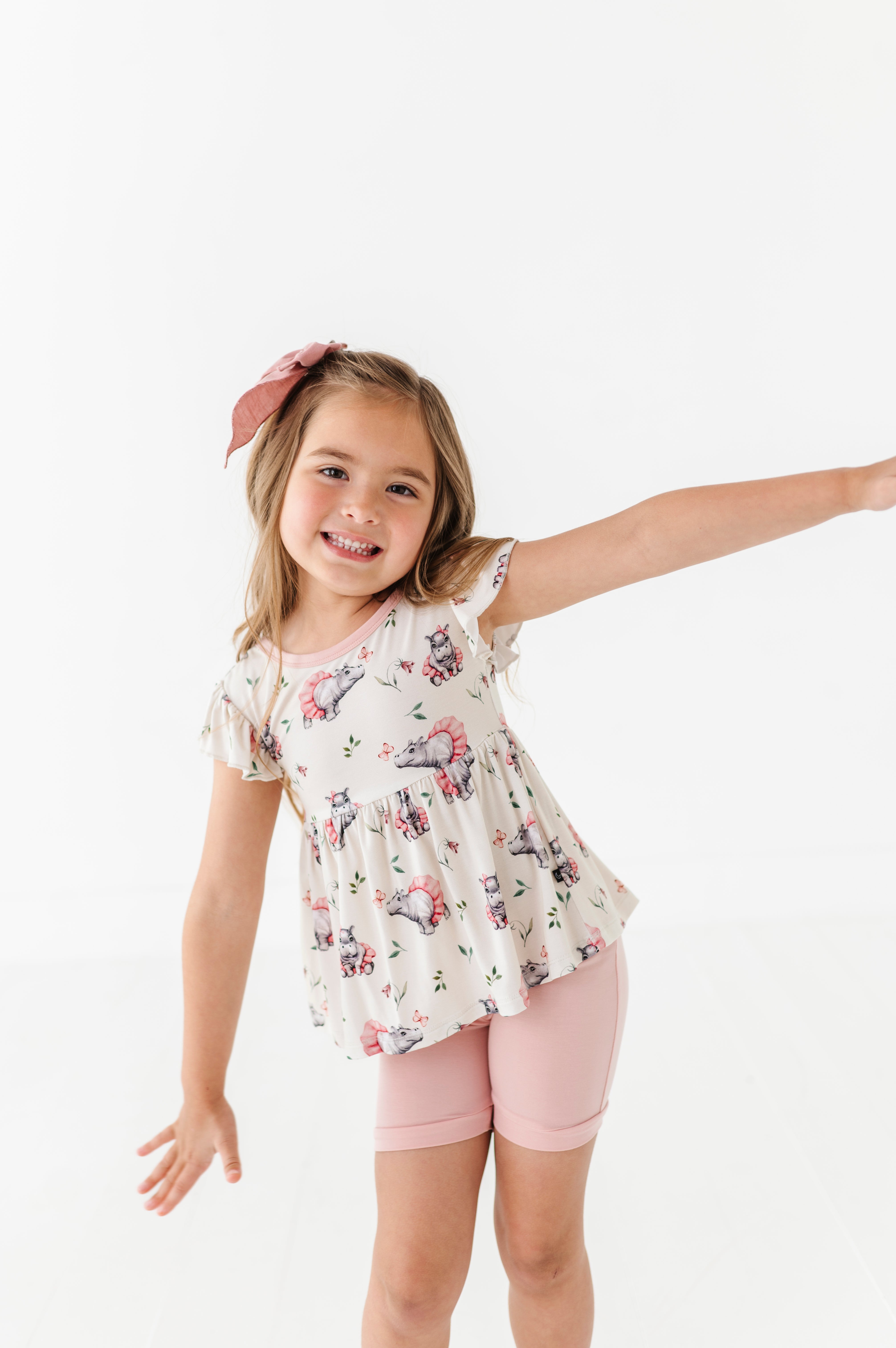 FLUTTER PEPLUM WITH SHORTS - TUTU CUTE