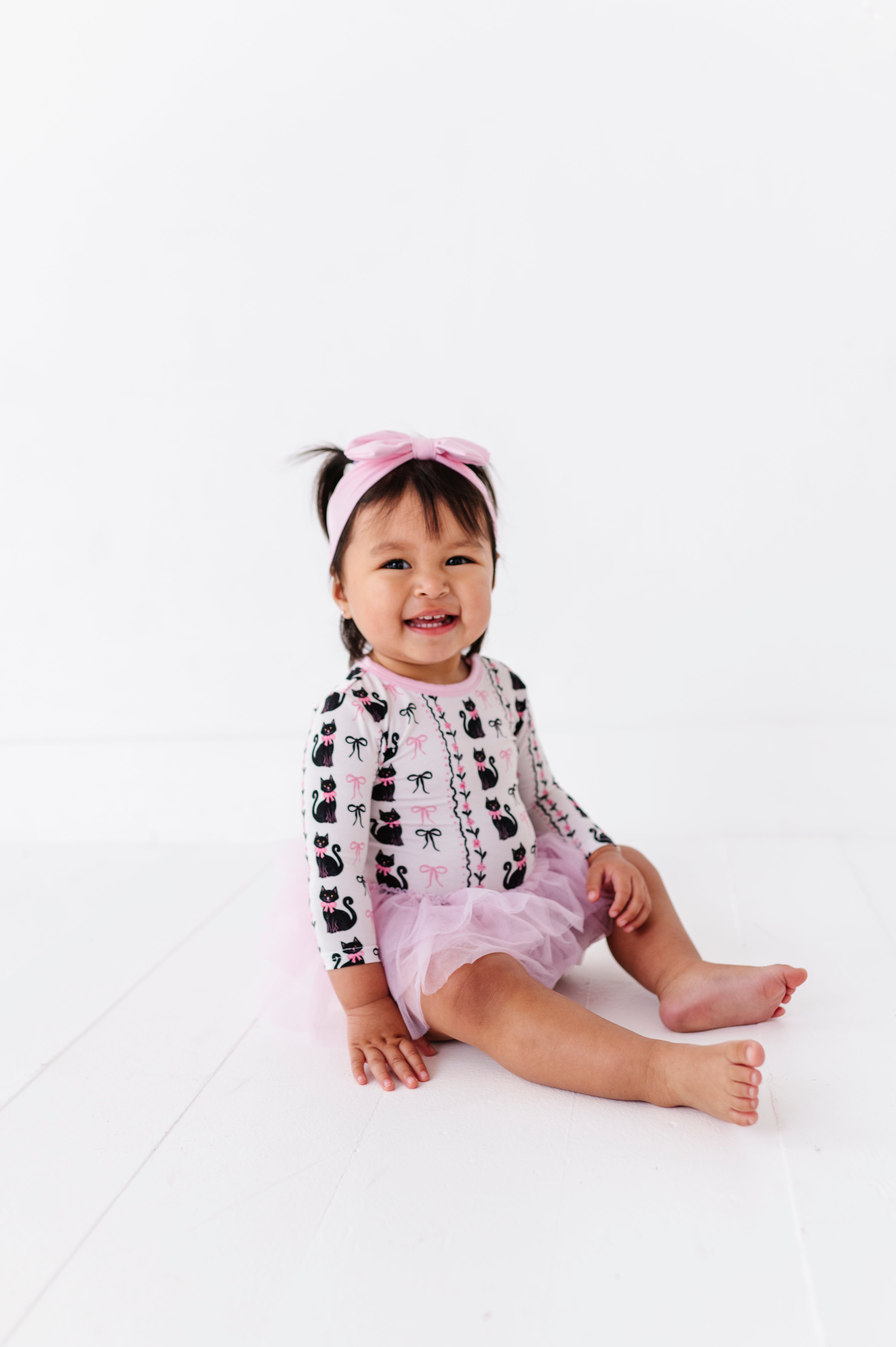 BODYSUIT LONG SLEEVE TULLE DRESS - HEX AND HISSES