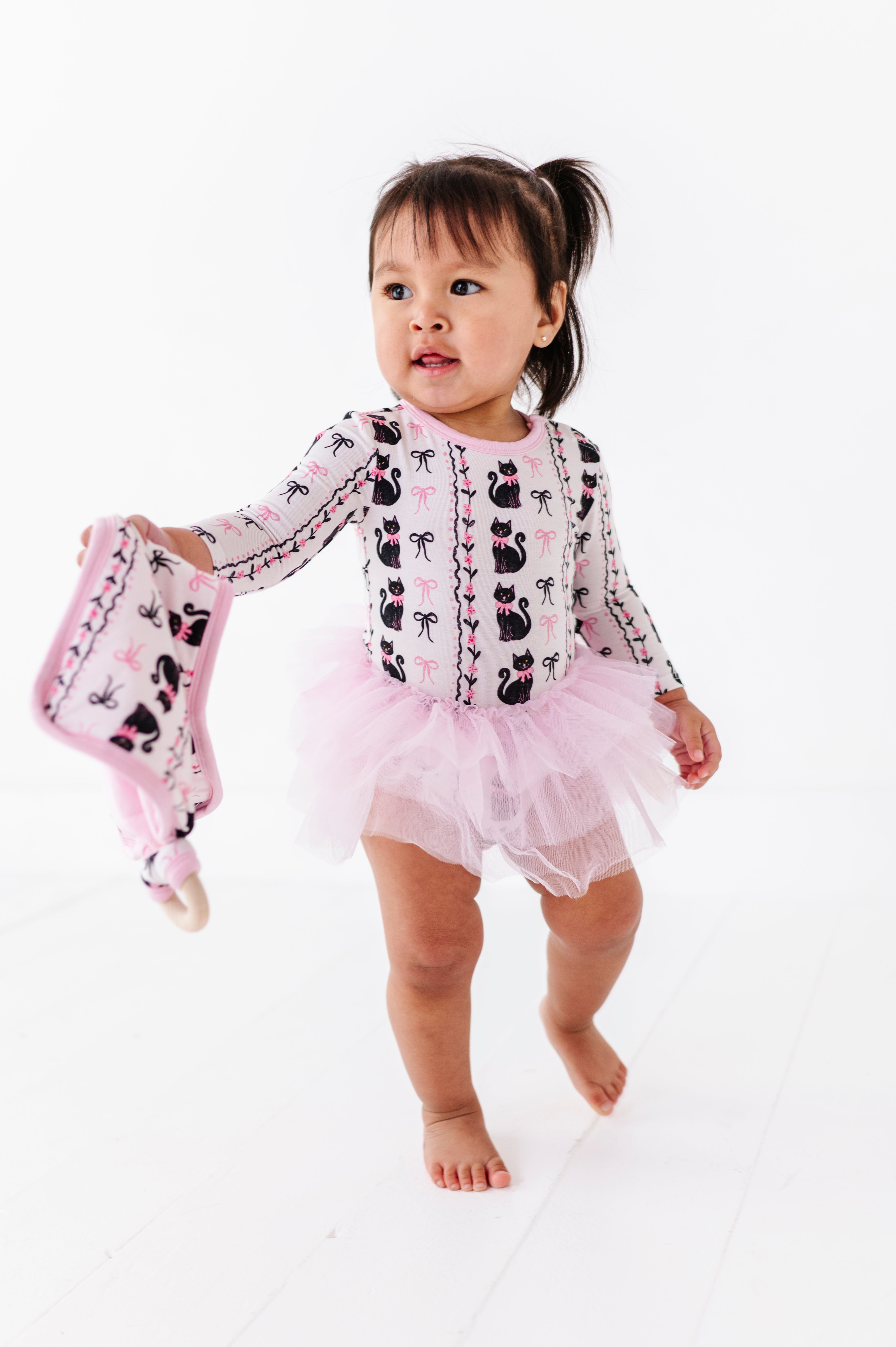 BODYSUIT LONG SLEEVE TULLE DRESS - HEX AND HISSES