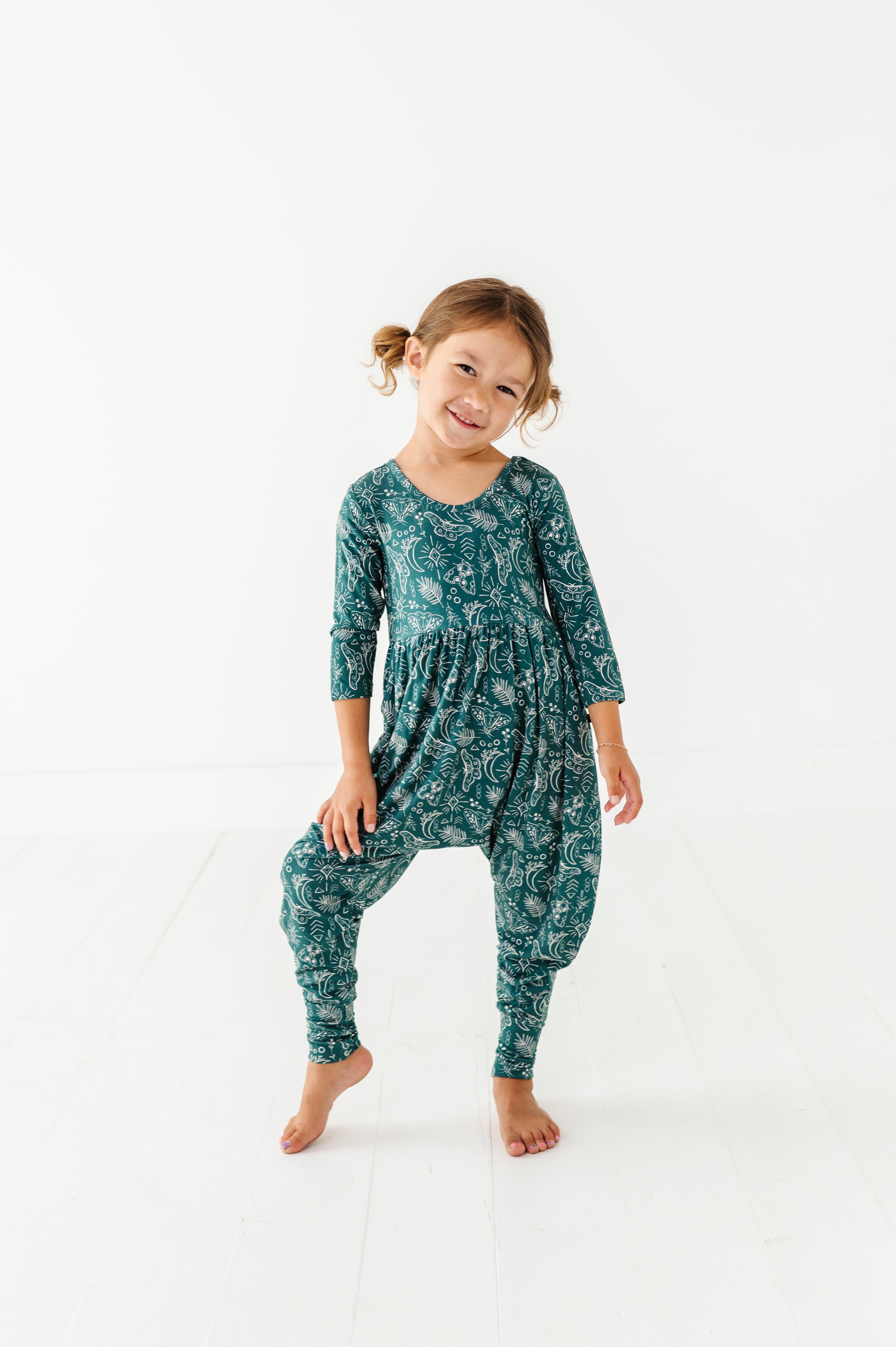 DUCKIE ROMPER - CELESTIAL MOTHS