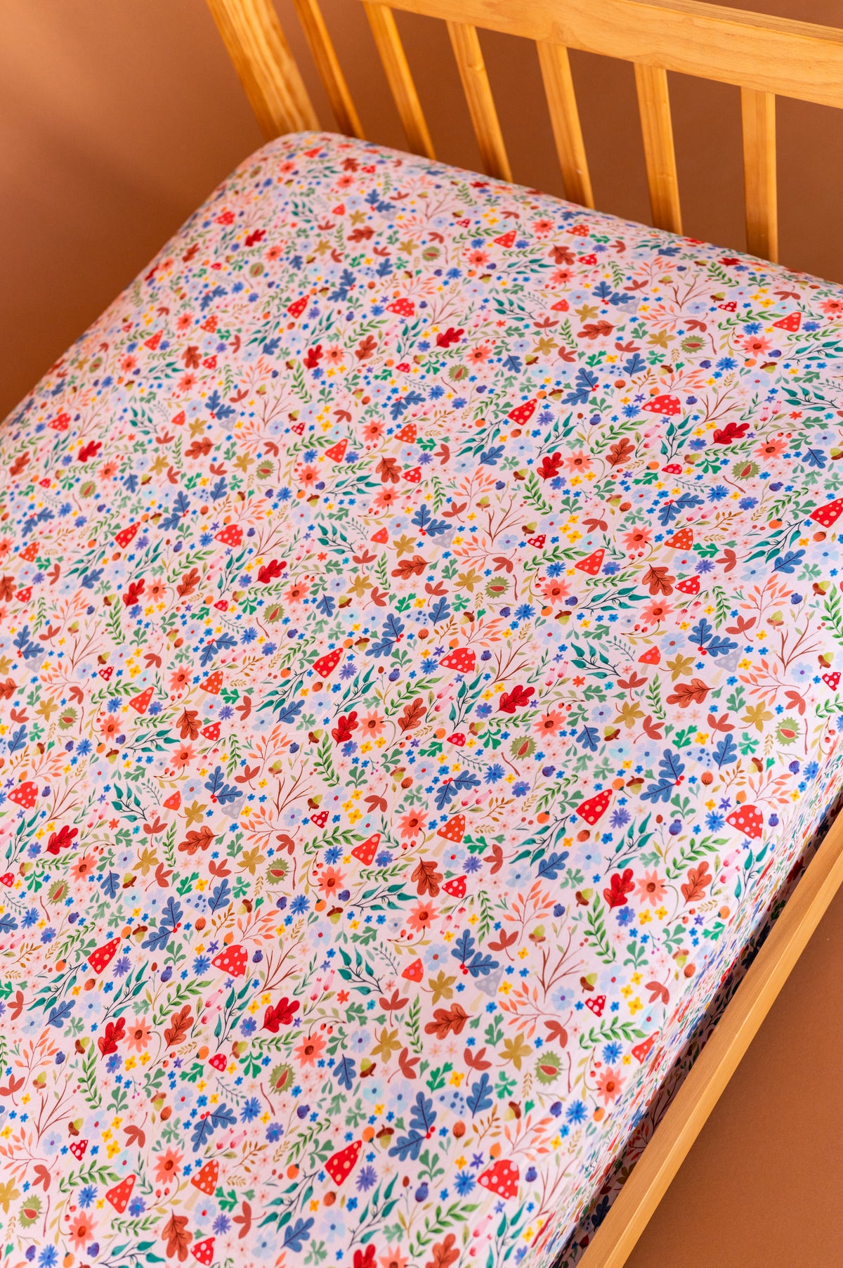 Twin Fitted Sheet - Toadstool Meadow