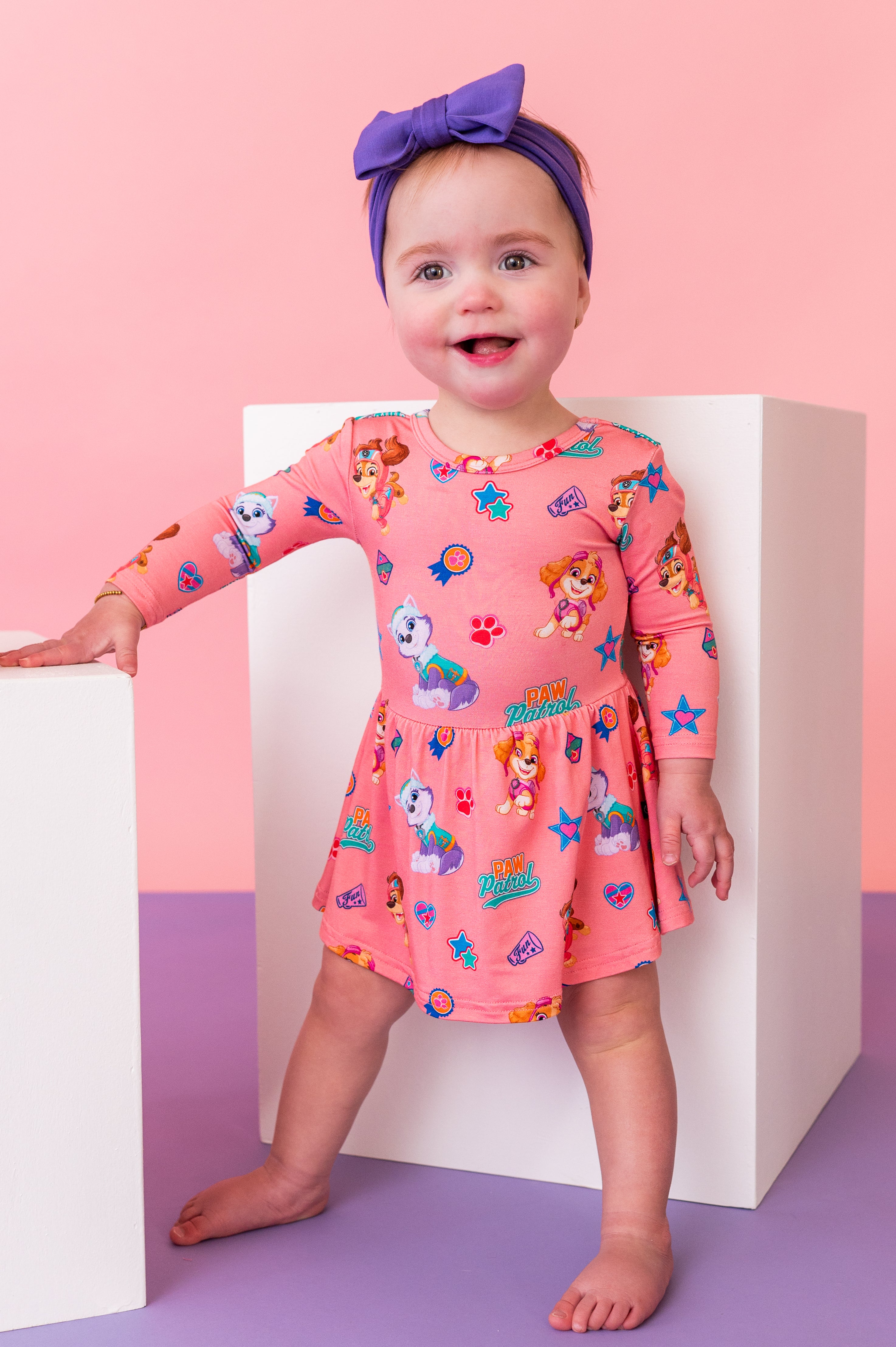 BODYSUIT TWIRL DRESS - PAW PATROL™ ALL-STARS PAWfect Pink Crew