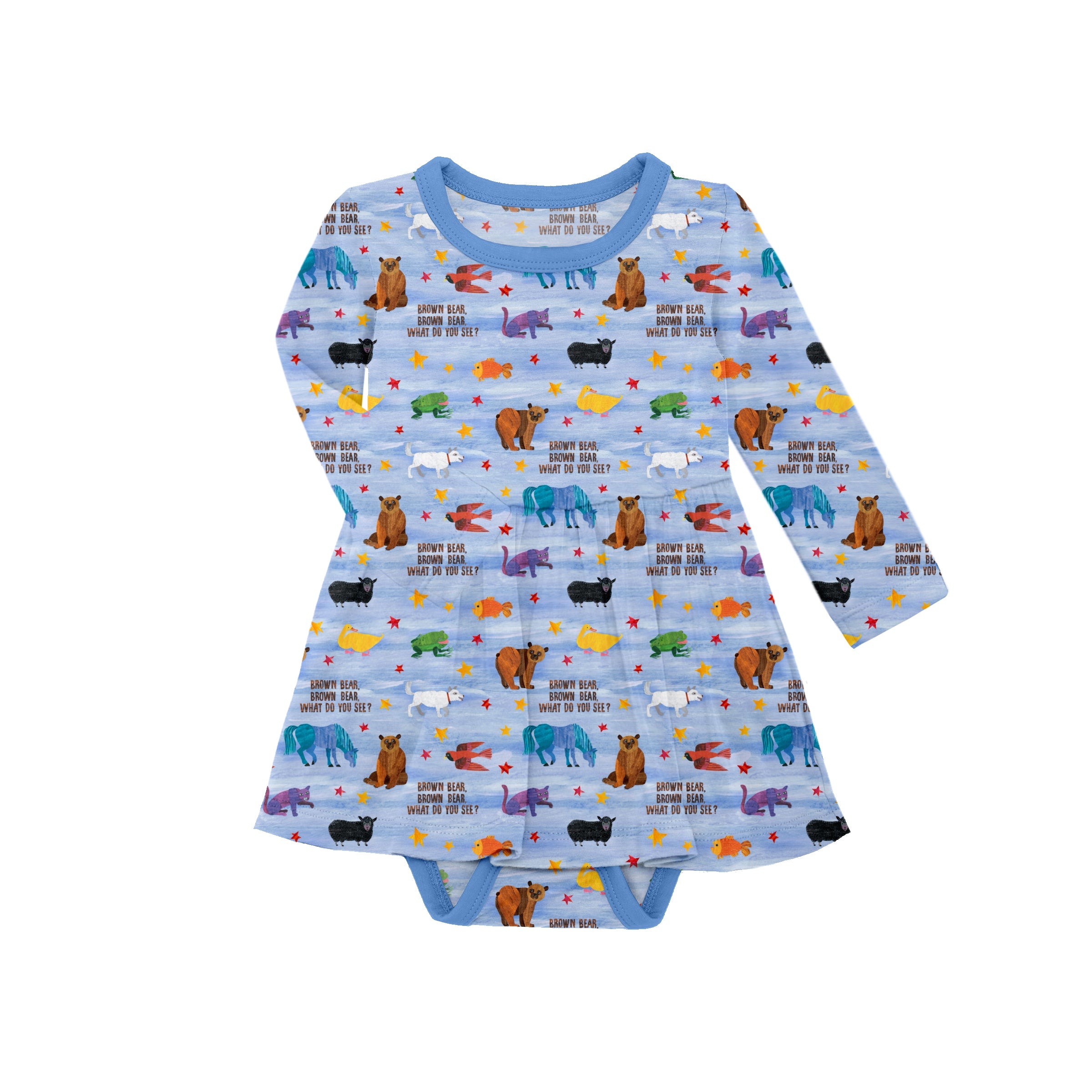 PREORDER BODYSUIT TWIRL DRESS - Eric Carle™ BROWN BEAR BROWN BEAR