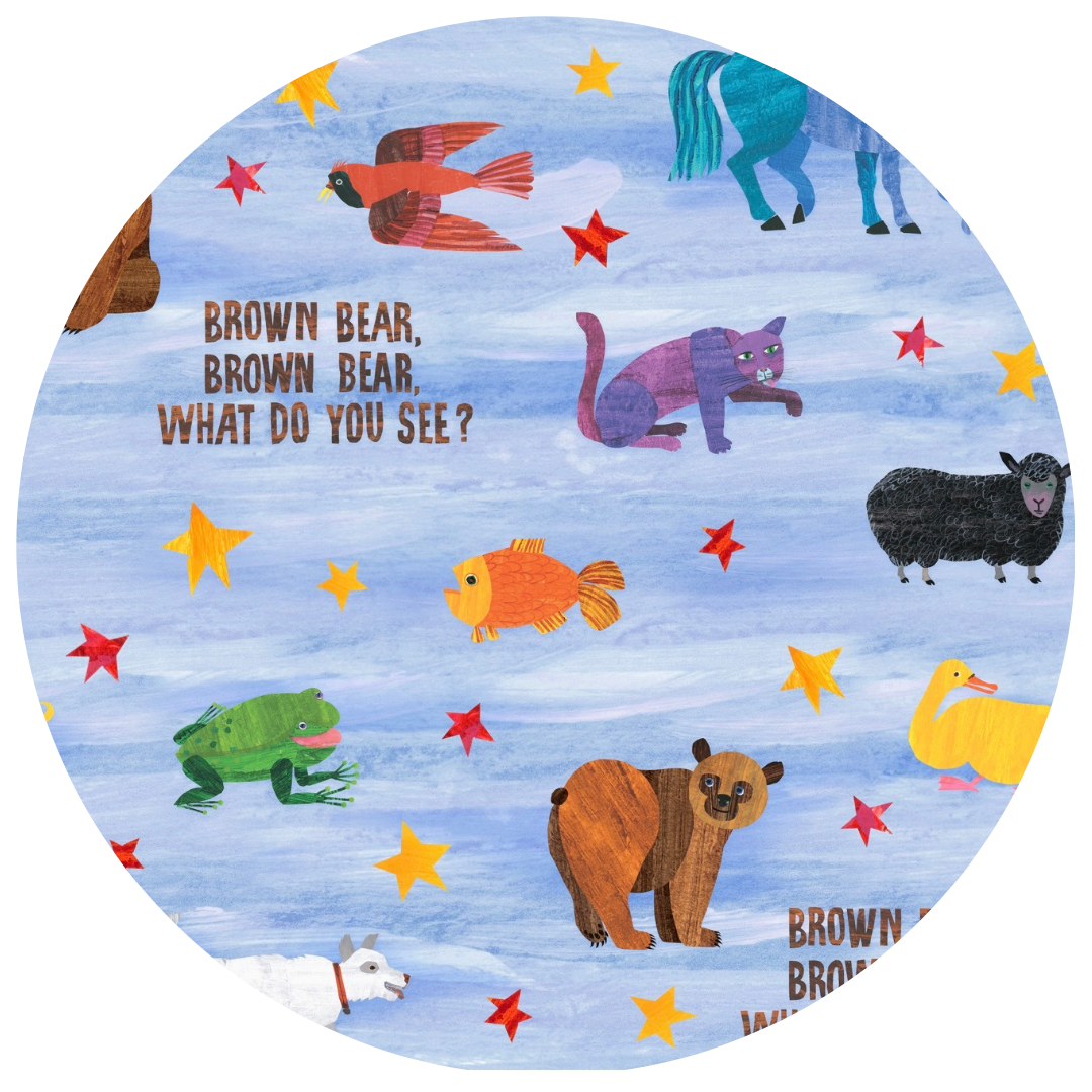 PREORDER MINI BLANKIE - Eric Carle™ BROWN BEAR BROWN BEAR