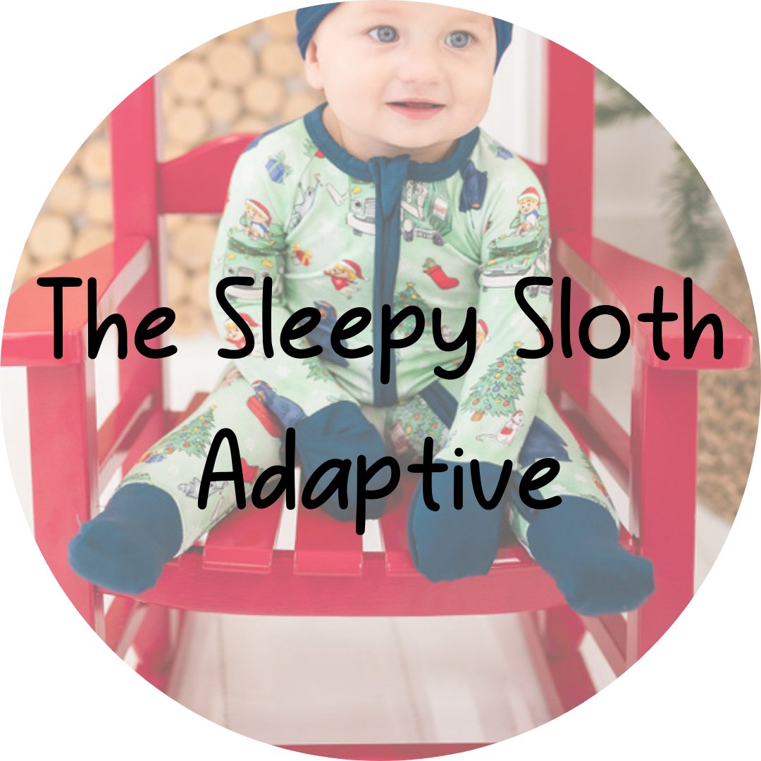 ADAPTIVE ZIP JAMMIES - A TRASH TRUCK CHRISTMAS - The Sleepy Sloth