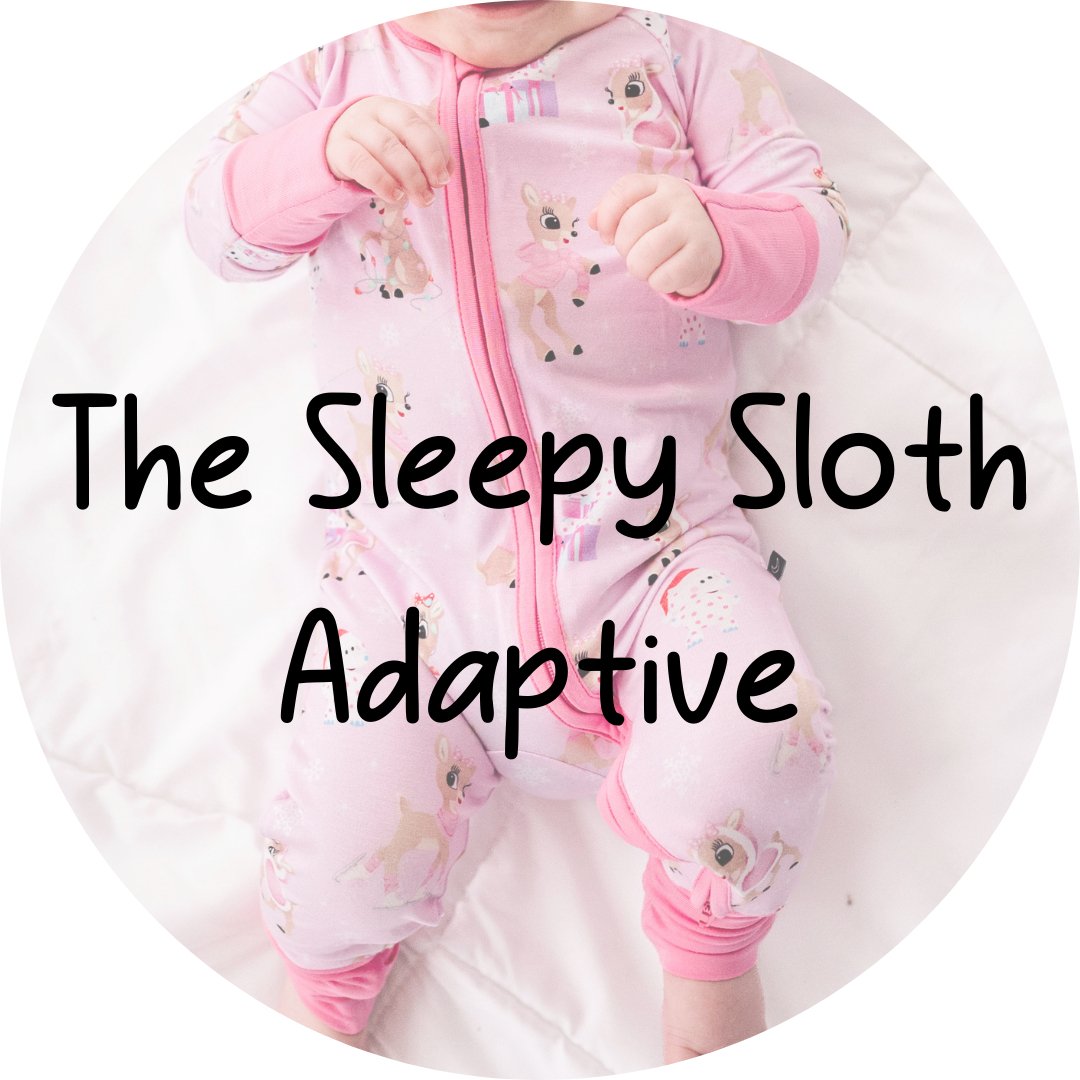 ADAPTIVE ZIP JAMMIES - CLARICE - The Sleepy Sloth