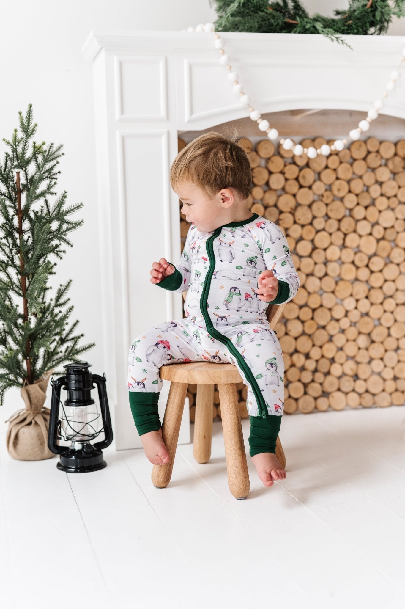 ADAPTIVE ZIP JAMMIES - COZY SNOW MATES - The Sleepy Sloth