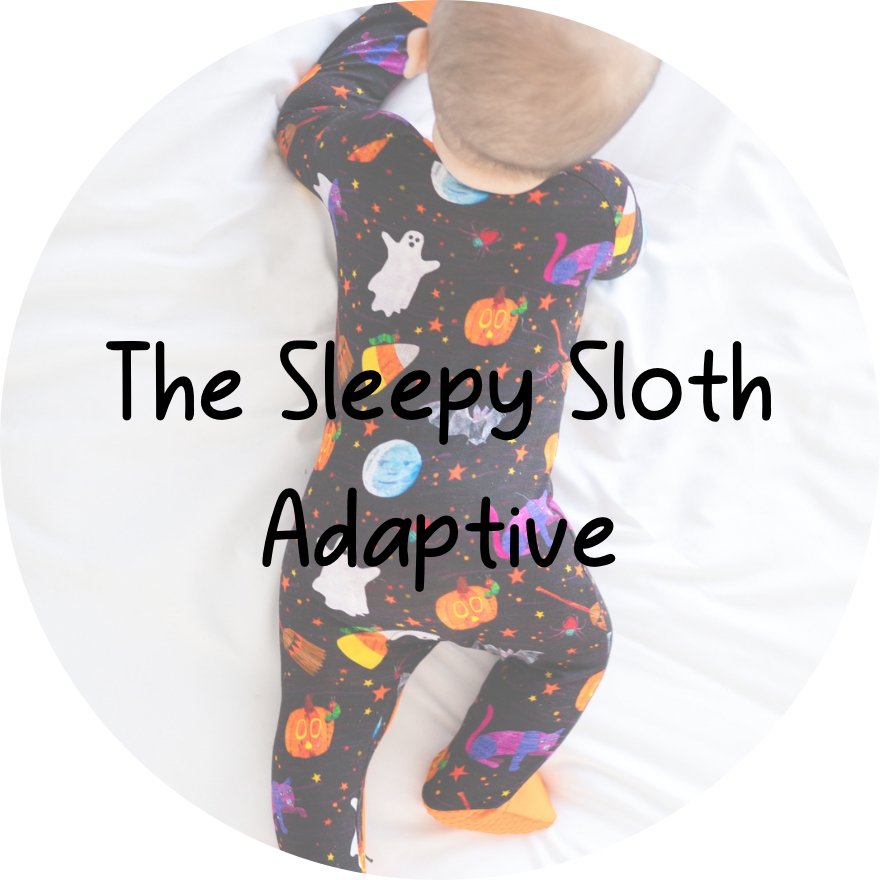 ADAPTIVE ZIP JAMMIES - CREEPY CRAWLY - The Sleepy Sloth