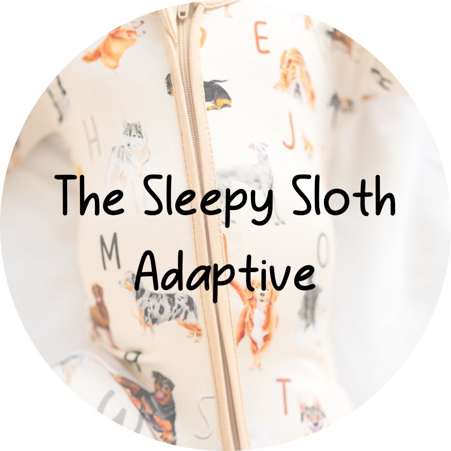 ADAPTIVE ZIP JAMMIES - D IS FOR DOG - The Sleepy Sloth