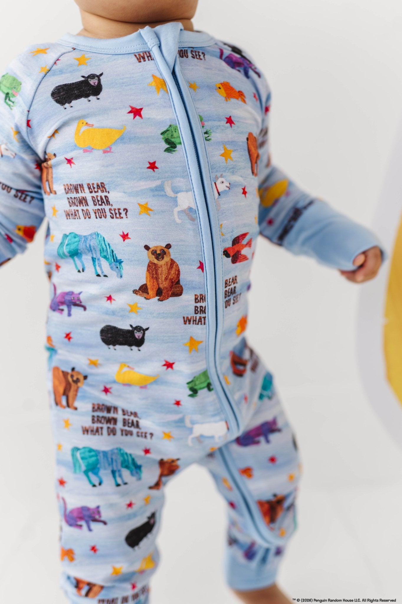 ADAPTIVE ZIP JAMMIES - Eric Carle™ BROWN BEAR BROWN BEAR - The Sleepy Sloth