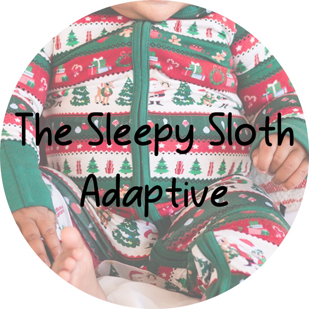 ADAPTIVE ZIP JAMMIES - FAIR ISLE - The Sleepy Sloth