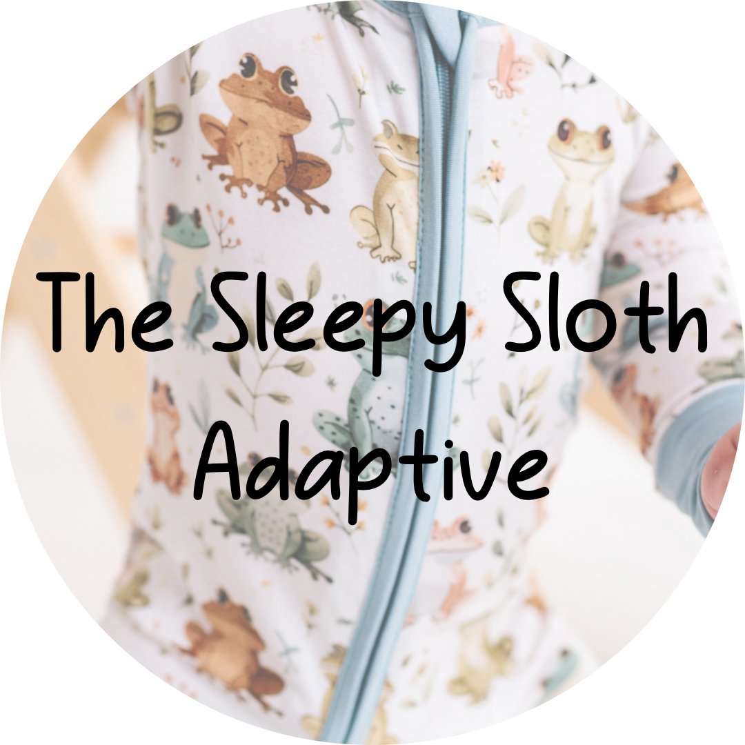 ADAPTIVE ZIP JAMMIES - FROGGING AWESOME - The Sleepy Sloth