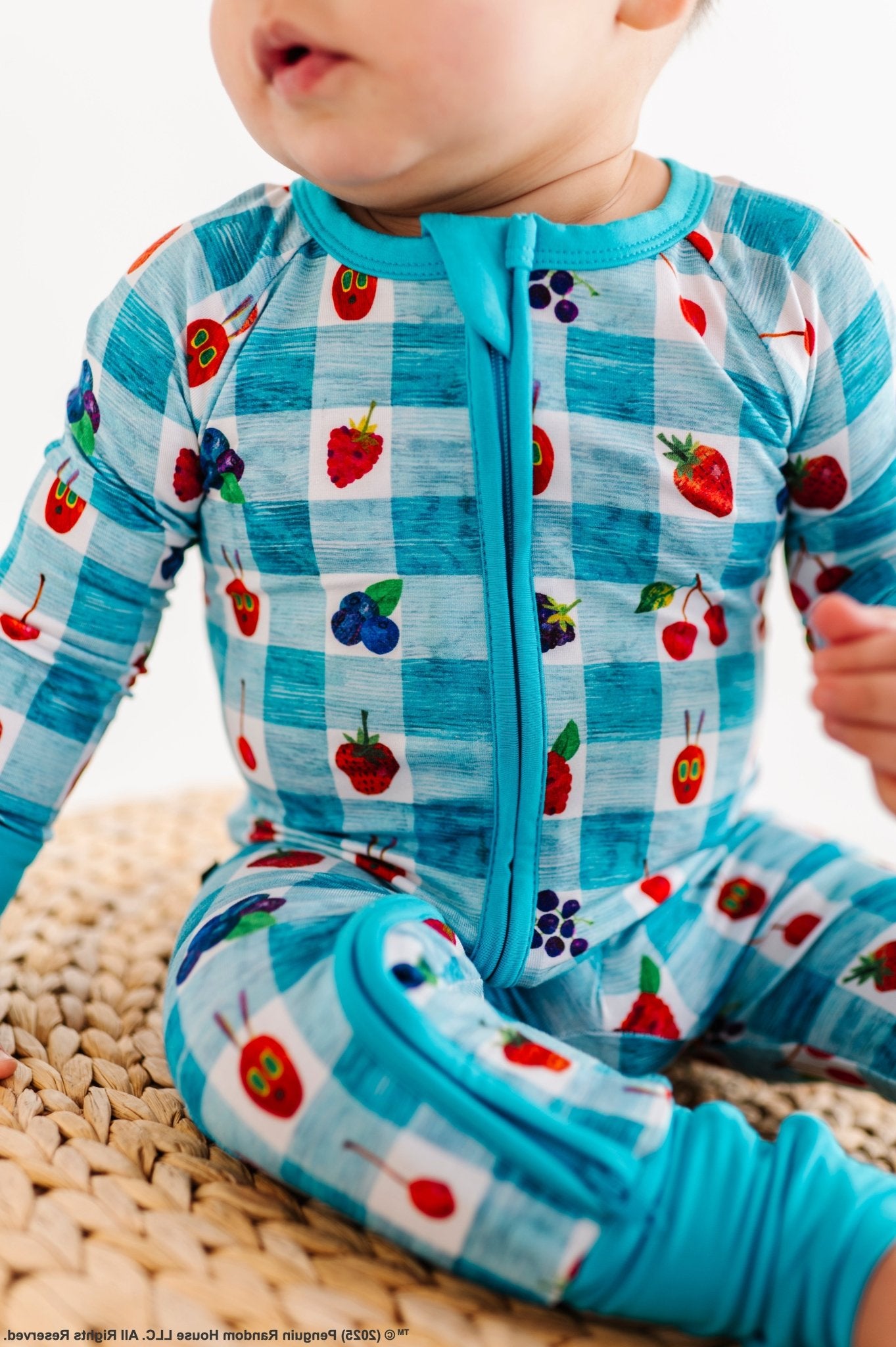 ADAPTIVE ZIP JAMMIES - GARDEN PICNIC - The Sleepy Sloth