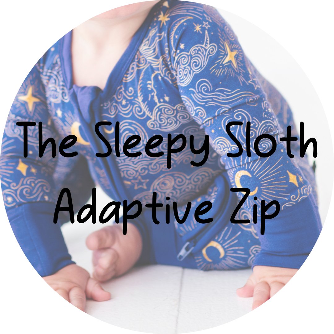 ADAPTIVE ZIP JAMMIES - MYSTIC SKY - The Sleepy Sloth