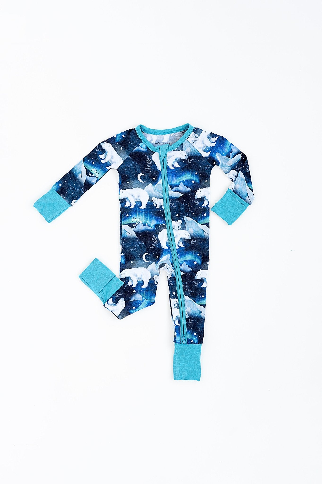 ADAPTIVE ZIP JAMMIES - POLAR BEAR - EALIS - The Sleepy Sloth