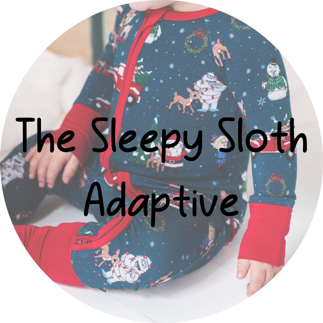 ADAPTIVE ZIP JAMMIES - RUDOLPH© & FRIENDS - The Sleepy Sloth