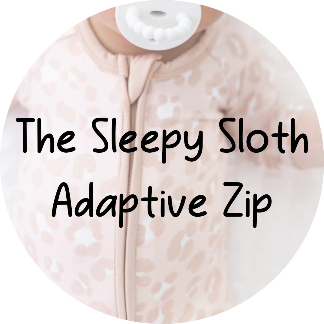 ADAPTIVE ZIP JAMMIES - SPOT-TACULAR - The Sleepy Sloth