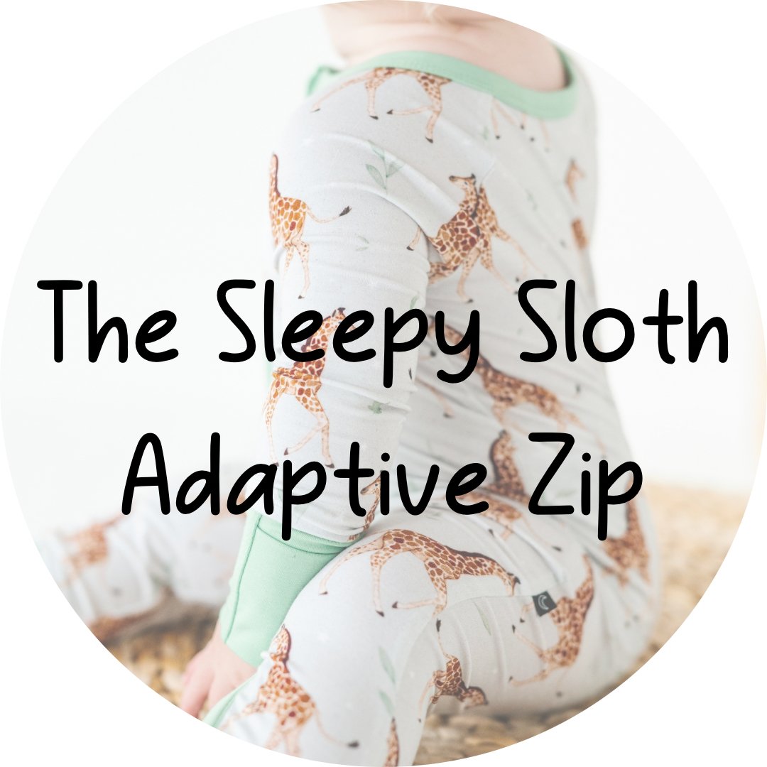 ADAPTIVE ZIP JAMMIES - STAND TALL - The Sleepy Sloth