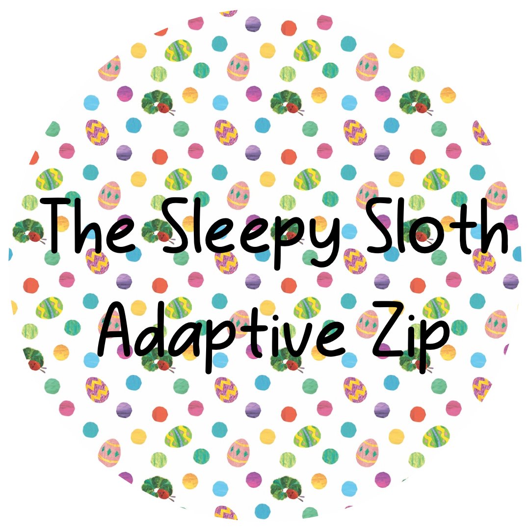 ADAPTIVE ZIP JAMMIES - THE VERY SLEEPY CATERPILLAR - The Sleepy Sloth
