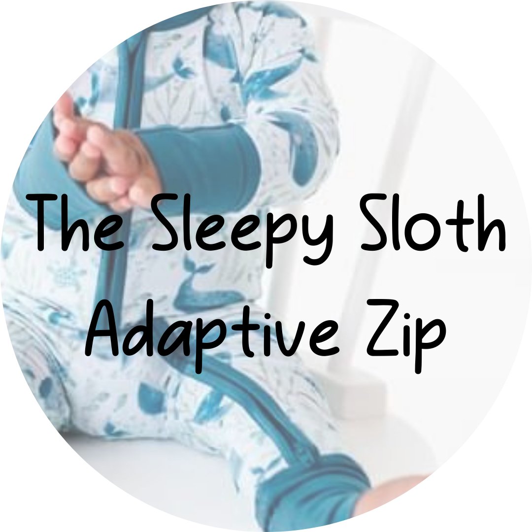 ADAPTIVE ZIP JAMMIES - WHALE, HELLO! - The Sleepy Sloth