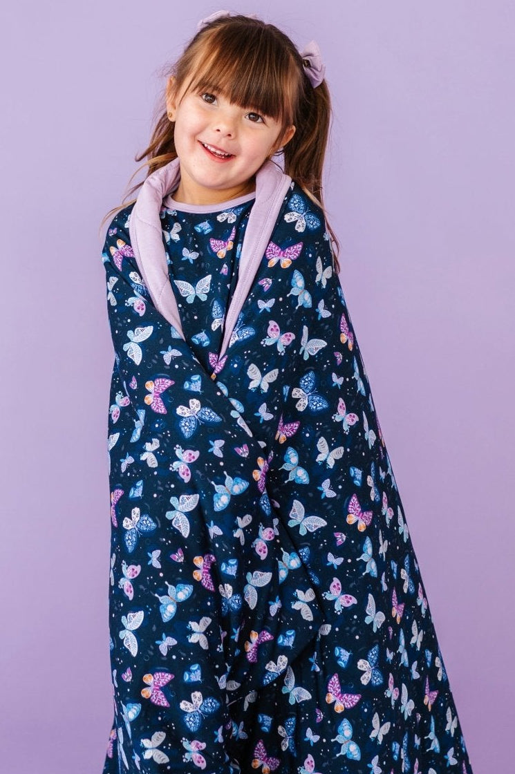 ADULT BLANKIE - INDIGO SKIES - The Sleepy Sloth