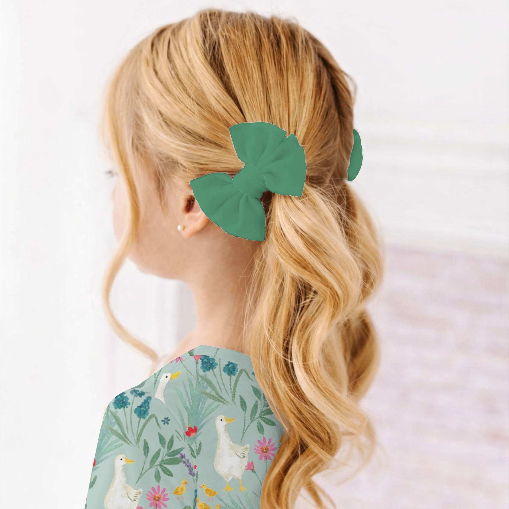 Presale Solid Mini Clip Bow Set - Silly Goose