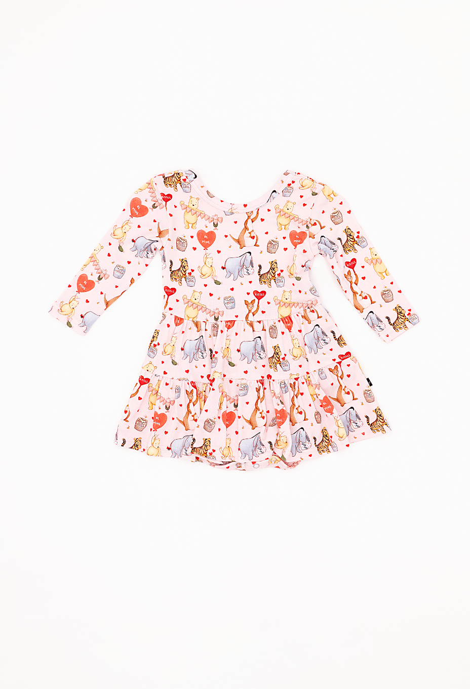 BODYSUIT TWIRL DRESS - 100 ACRES OF KISSES - The Sleepy Sloth