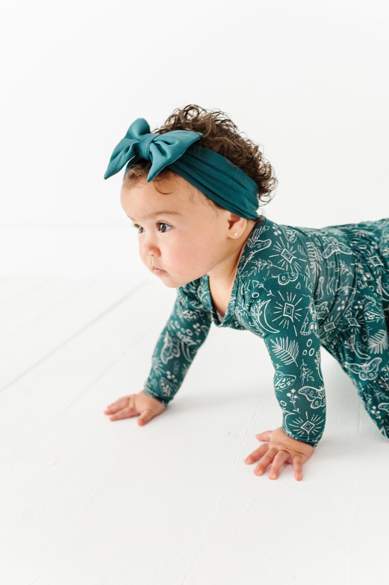 Bodysuit Twirl Dress - CELESTIAL MOTHS - The Sleepy Sloth