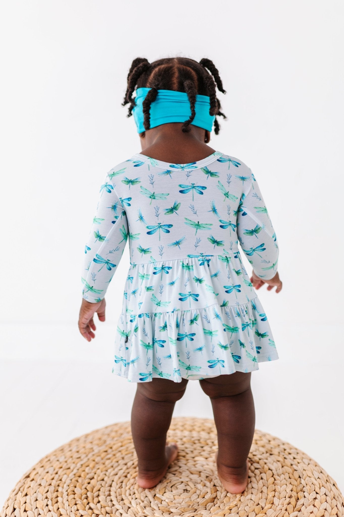 BODYSUIT TWIRL DRESS - DRAGONFLIES - The Sleepy Sloth