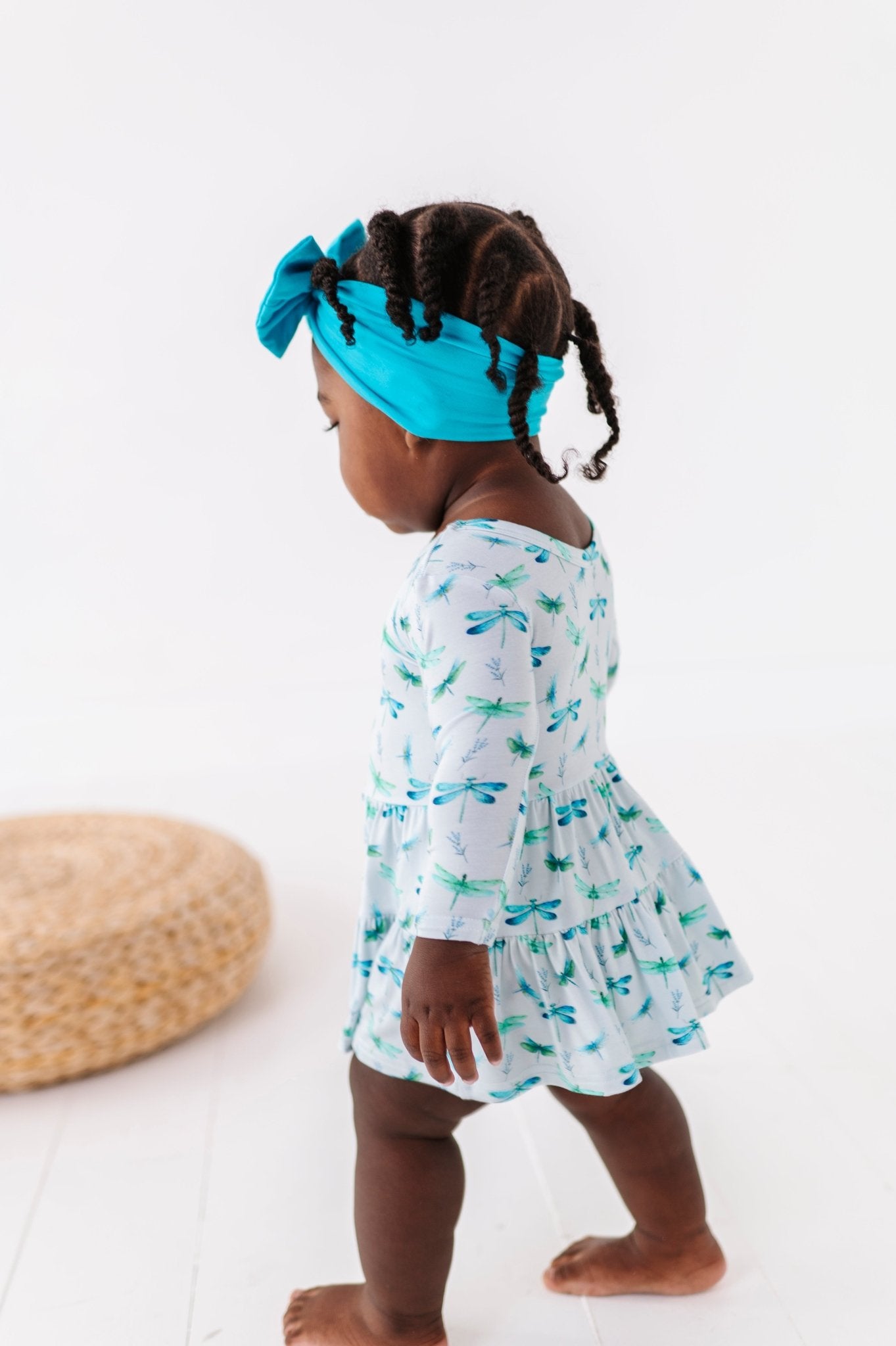 BODYSUIT TWIRL DRESS - DRAGONFLIES - The Sleepy Sloth